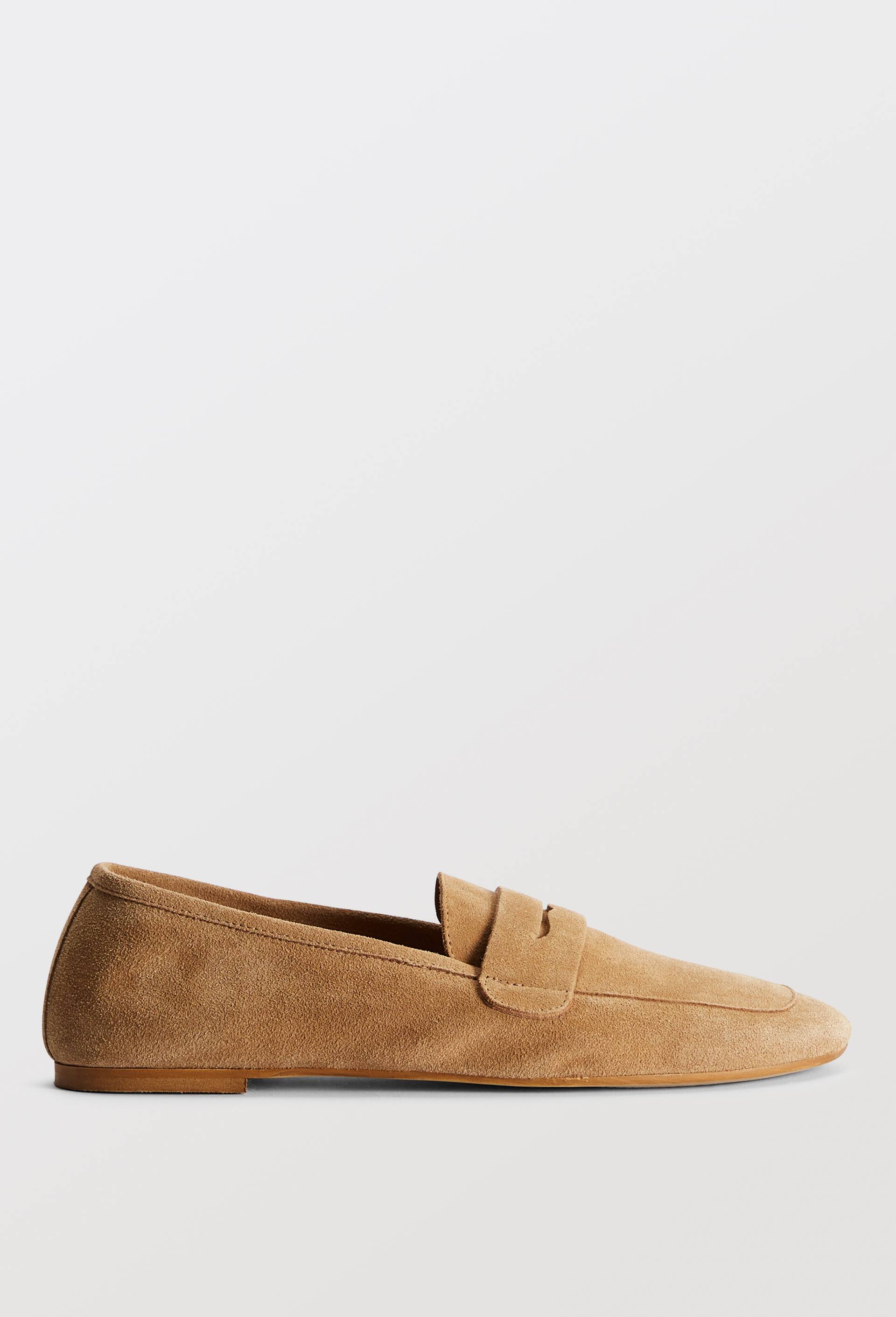 Mocassins en cuir, Beige, large image number 1