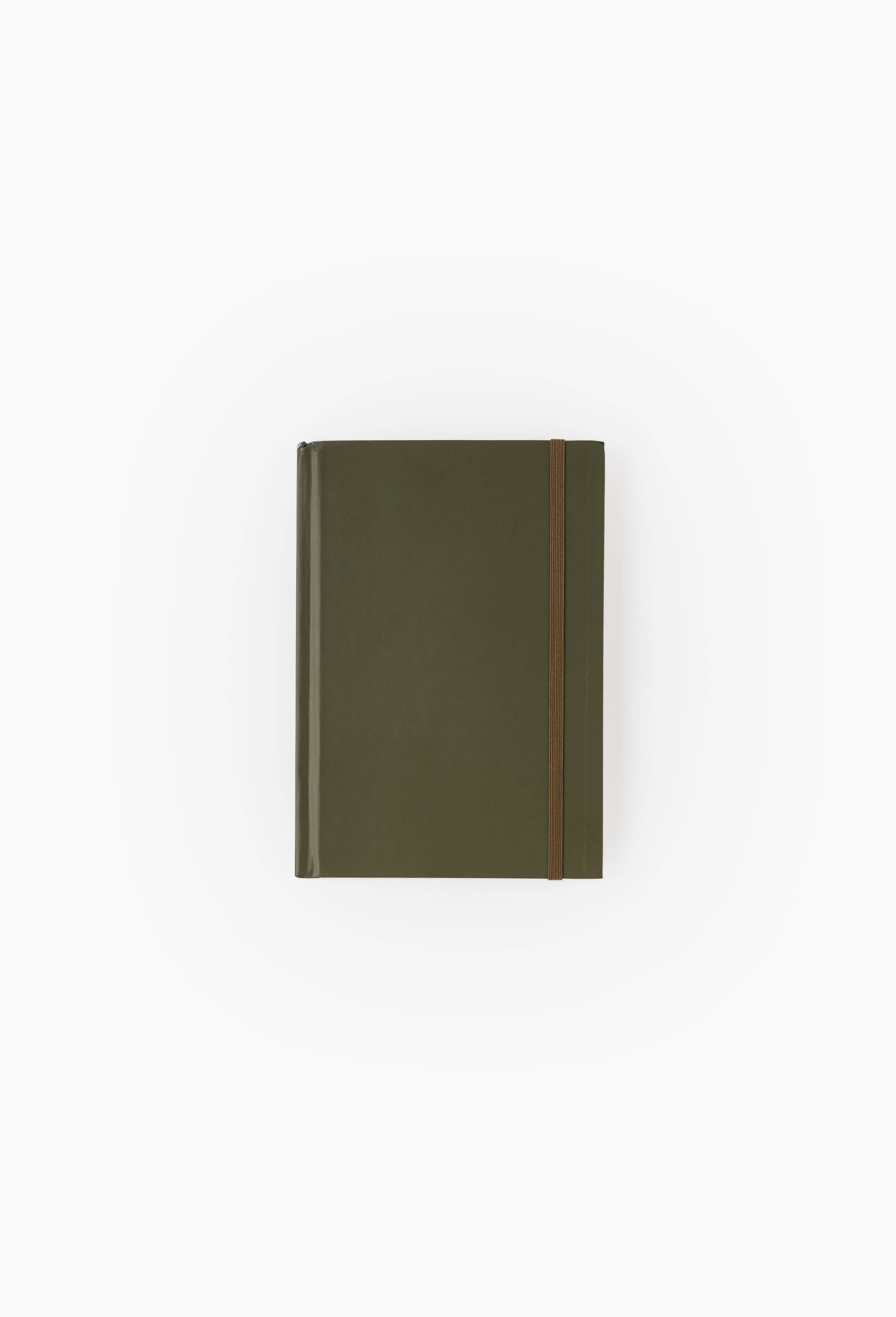 Carnet A5 lign&eacute;, 128 pages, Vert fonc&eacute;, large image number 0.0