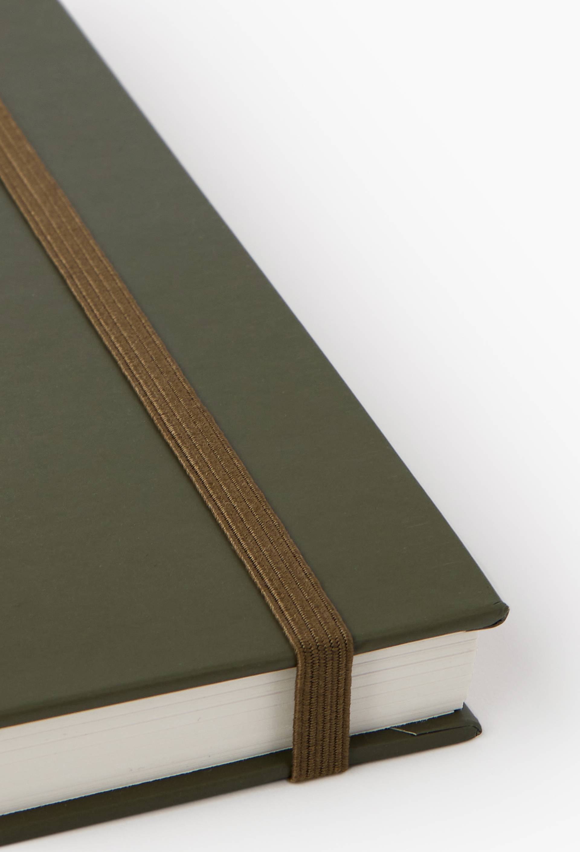 Carnet A5 lign&eacute;, 128 pages, Vert fonc&eacute;, large image number 2