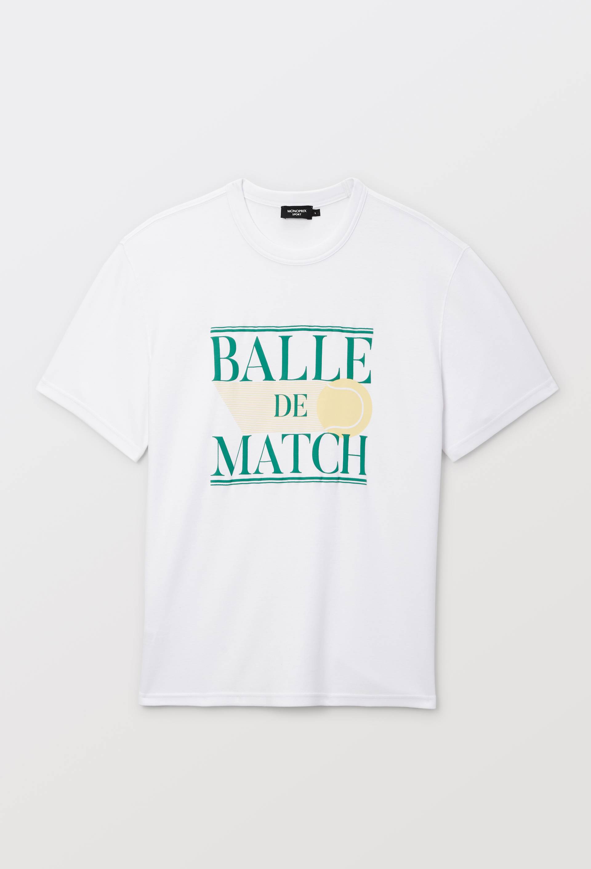 T-shirt manches courtes en coton BIO GOTS, Blanc, large image number 2.0