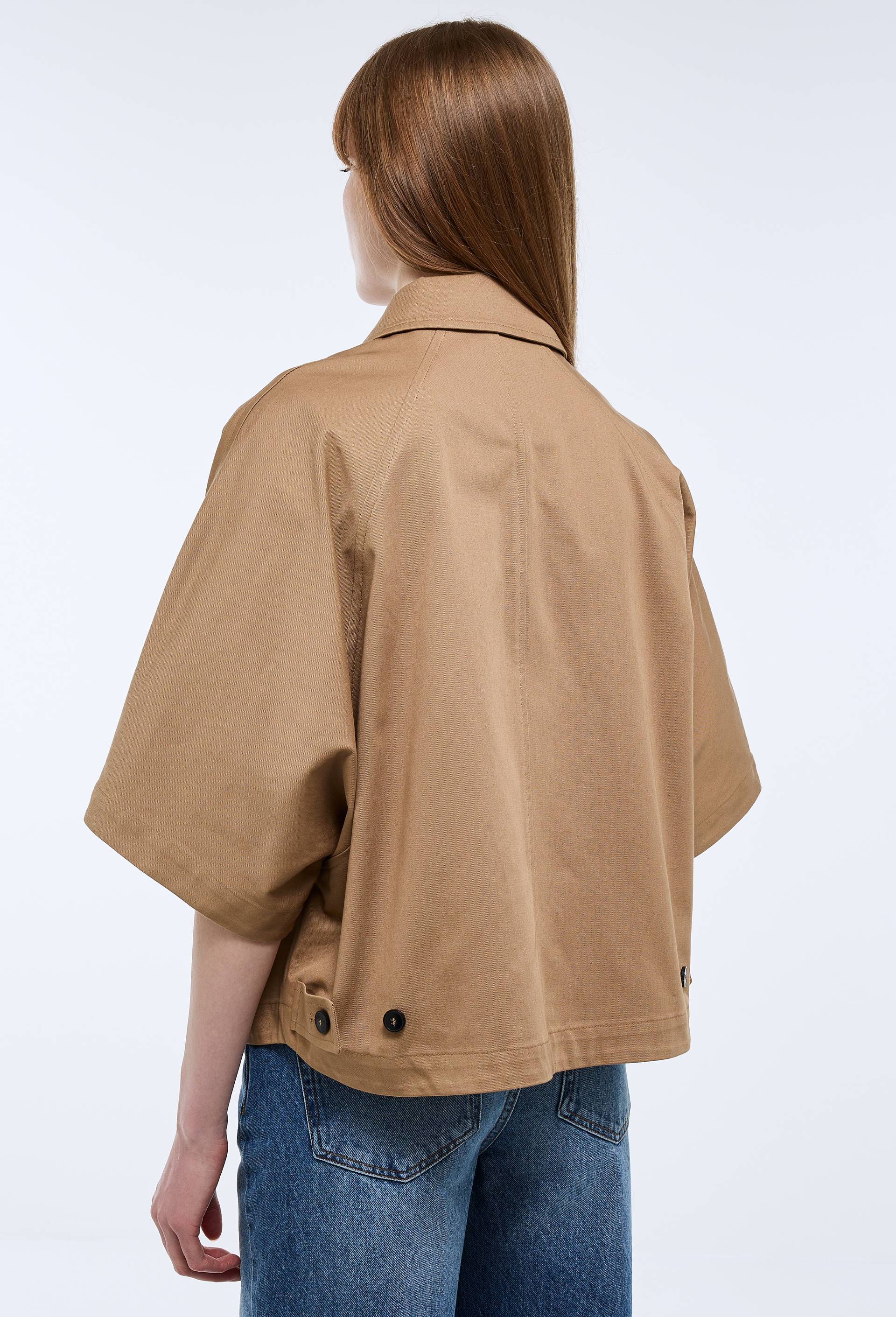 Veste courte en coton, Brun clair, large image number 2