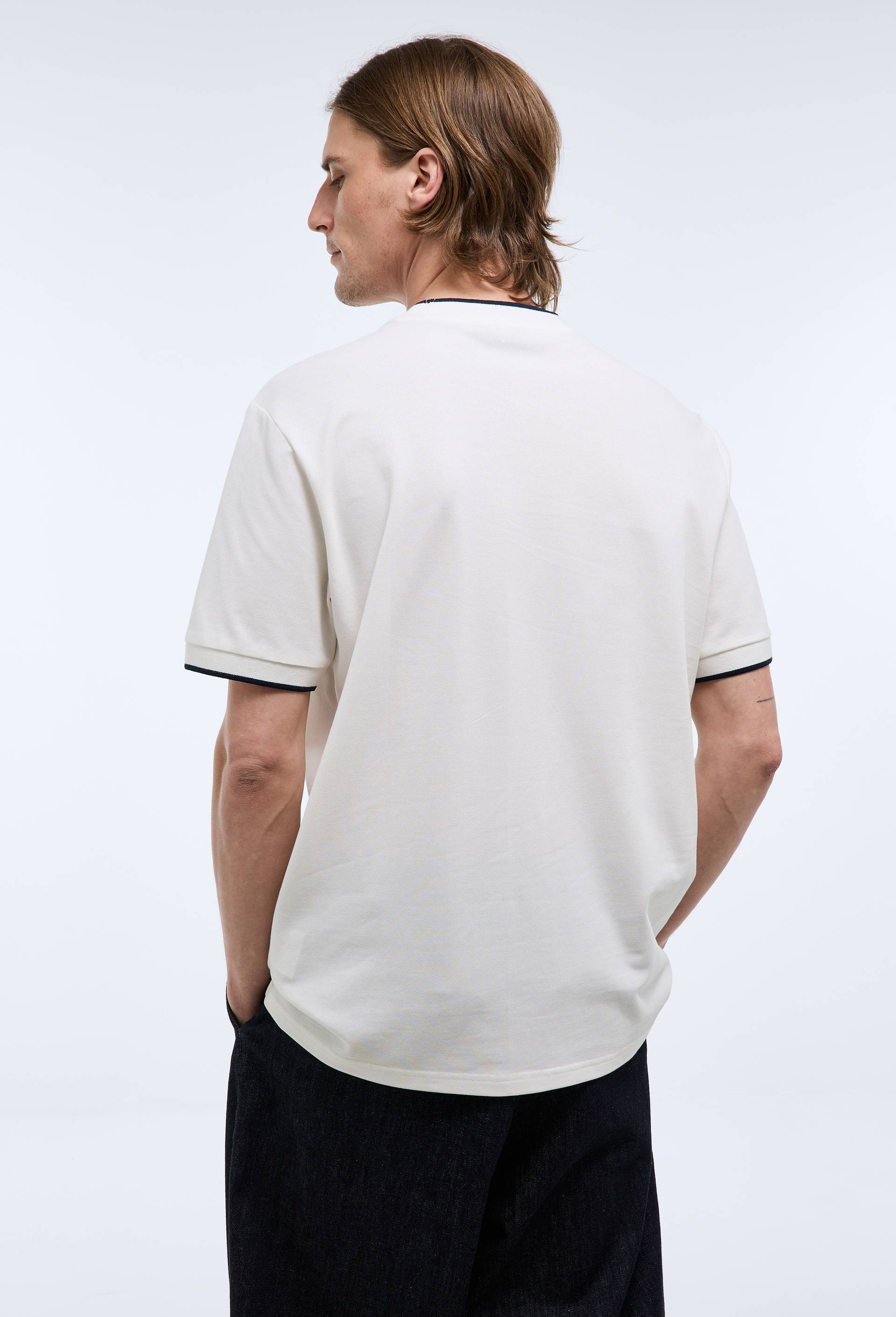T-shirt manches courtes en coton BIO GOTS, Ecru, large image number 2