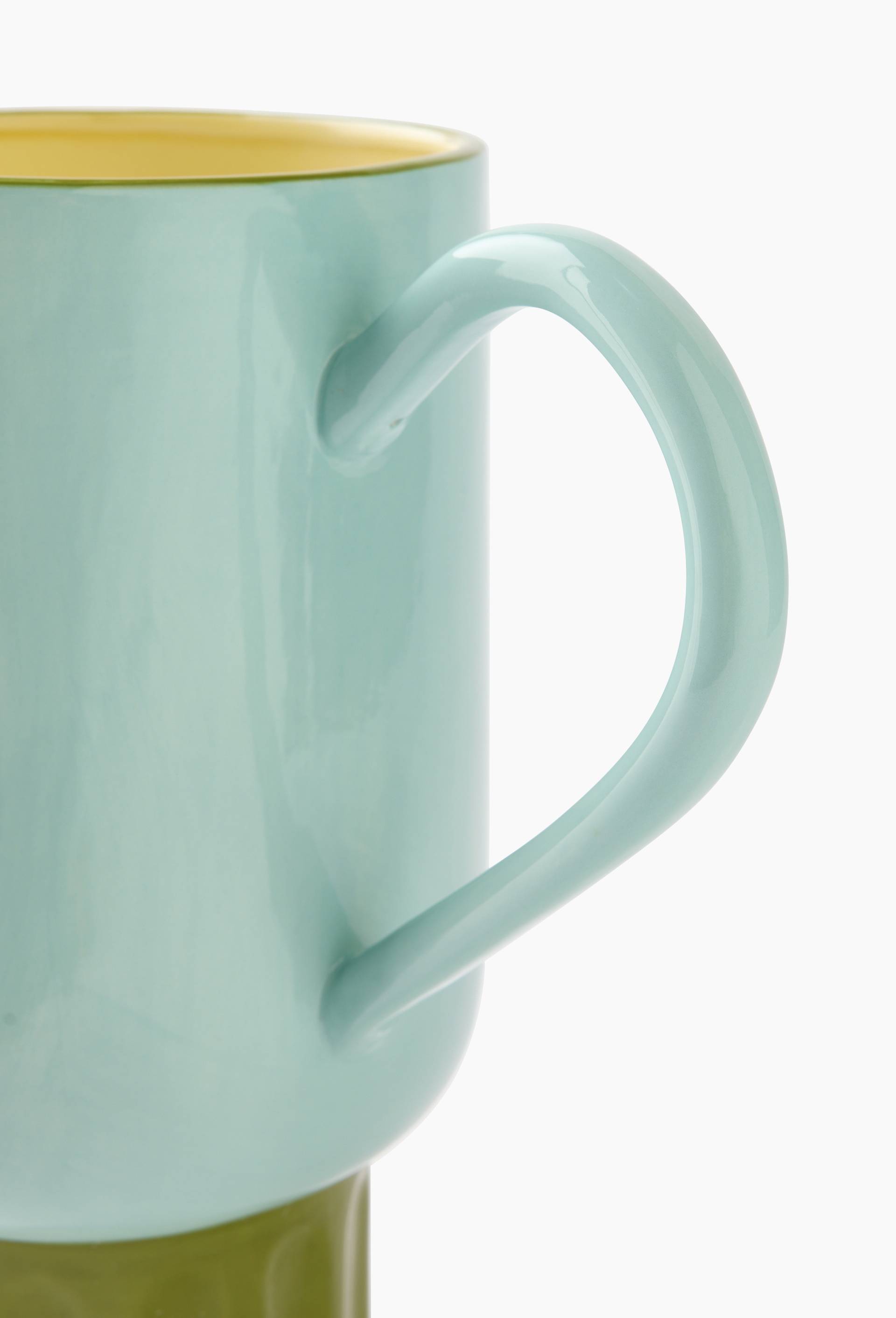 Vase, 38,3 x 17 x 30 cm, en c&eacute;ramique - MARGAUX KELLER X MONOPRIX, Bleu clair, large image number 2