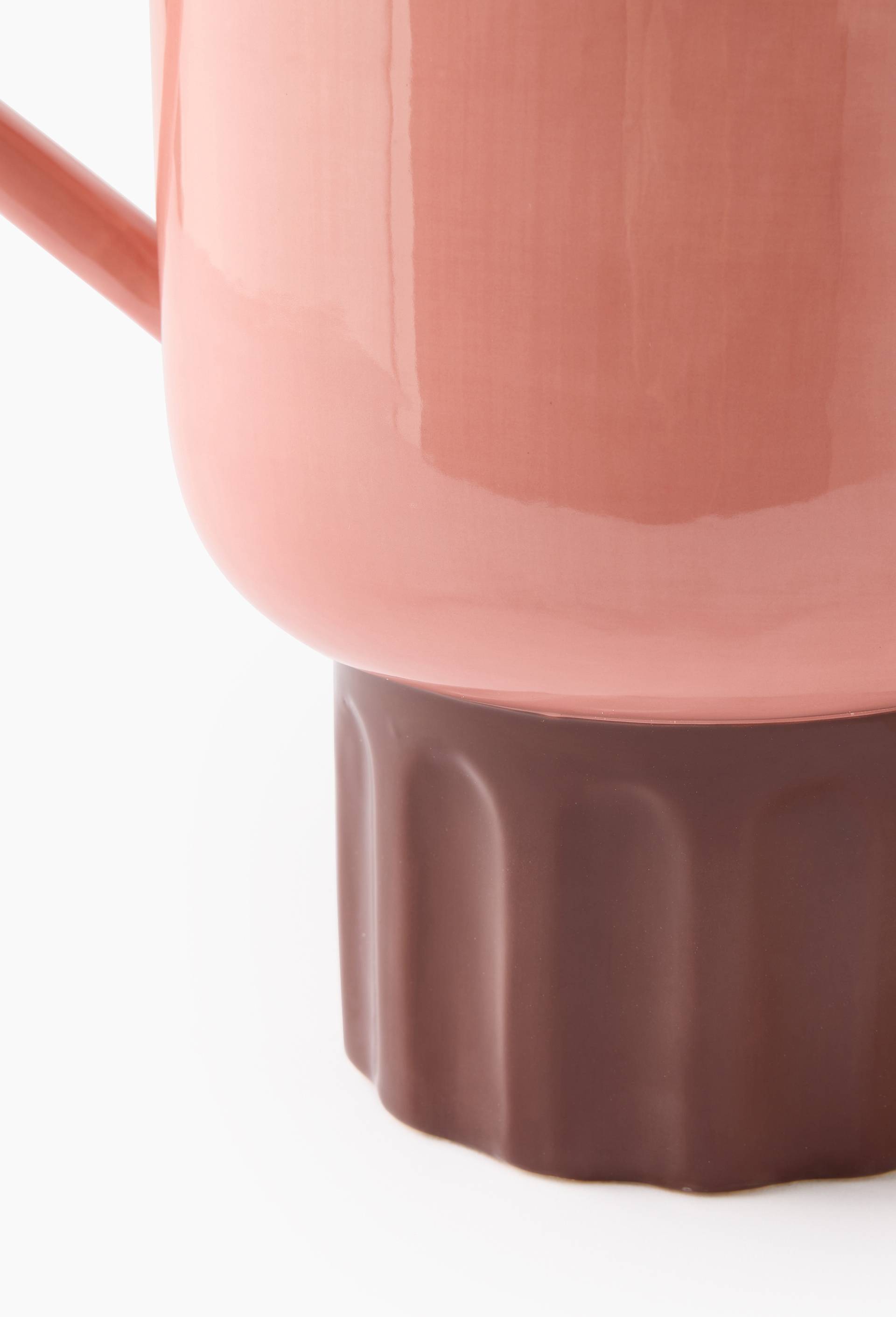 Vase, 38,3 x 17 x 30 cm, en c&eacute;ramique - MARGAUX KELLER X MONOPRIX, Rose clair, large image number 1.0