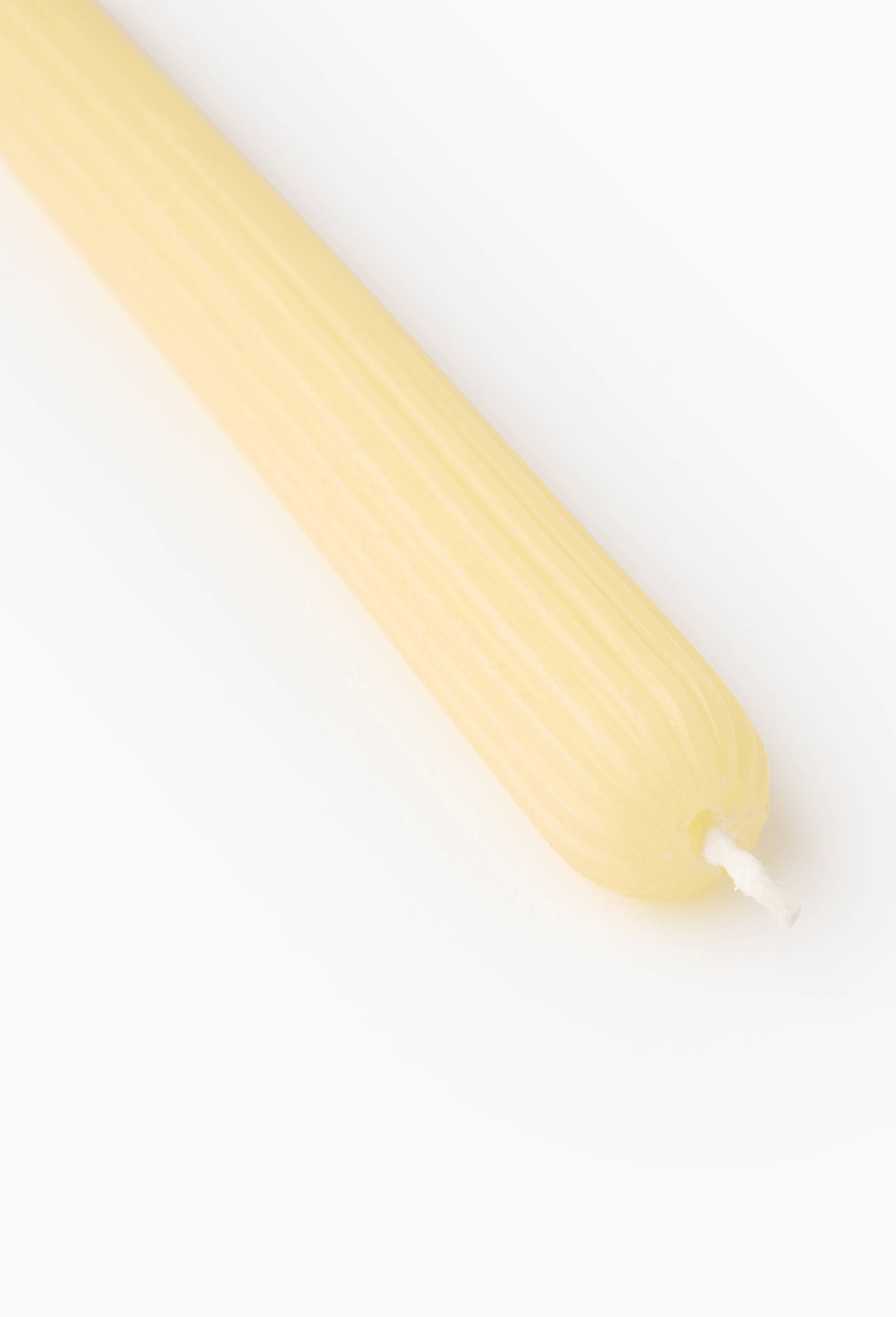 Set de 4 bougies, 23 x 2,2cm - MARGAUX KELLER X MONOPRIX, Jaune clair, large image number 2.0