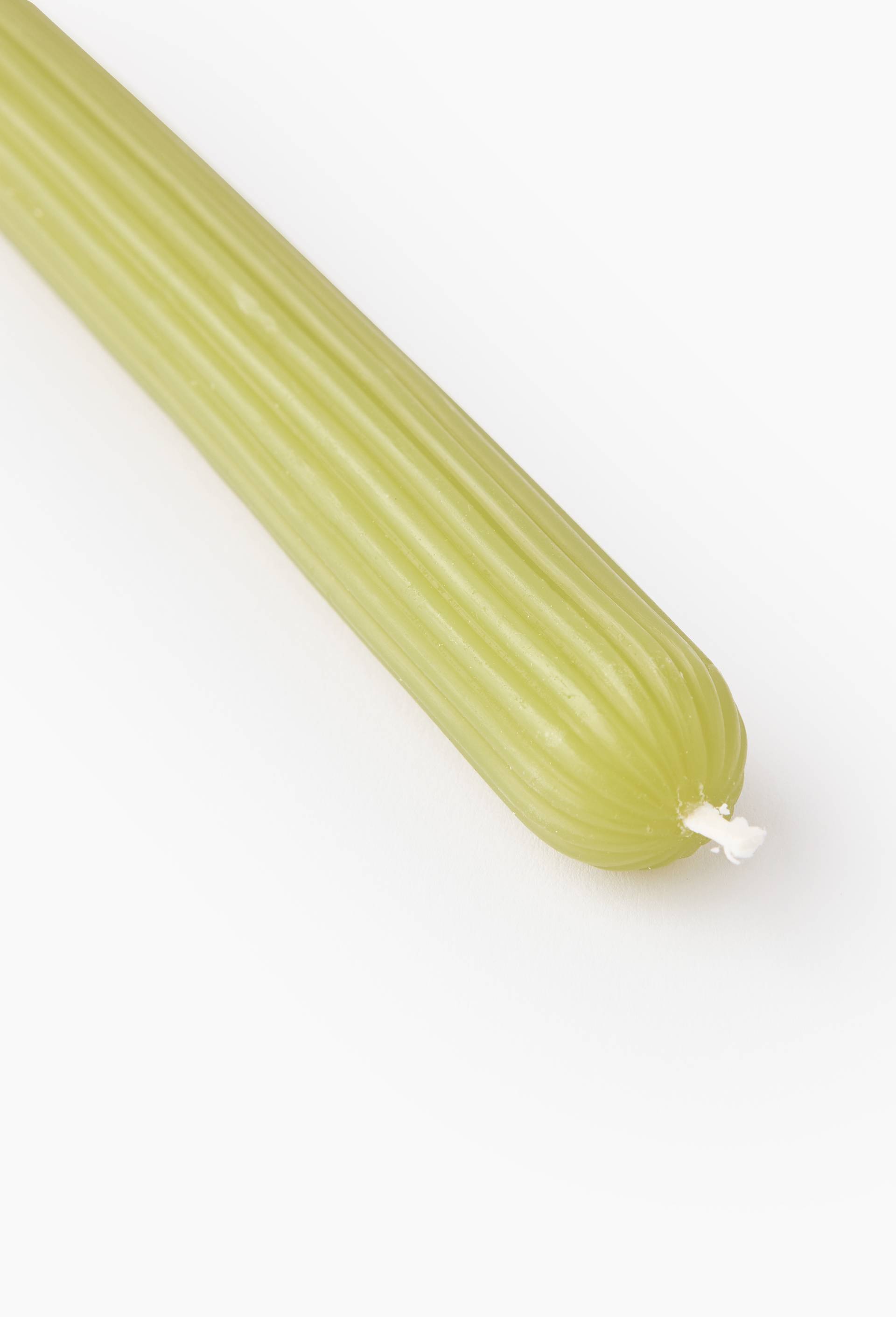 Set de 4 bougies, 23 x 2,2cm - MARGAUX KELLER X MONOPRIX, Vert fonc&eacute;, large image number 2.0