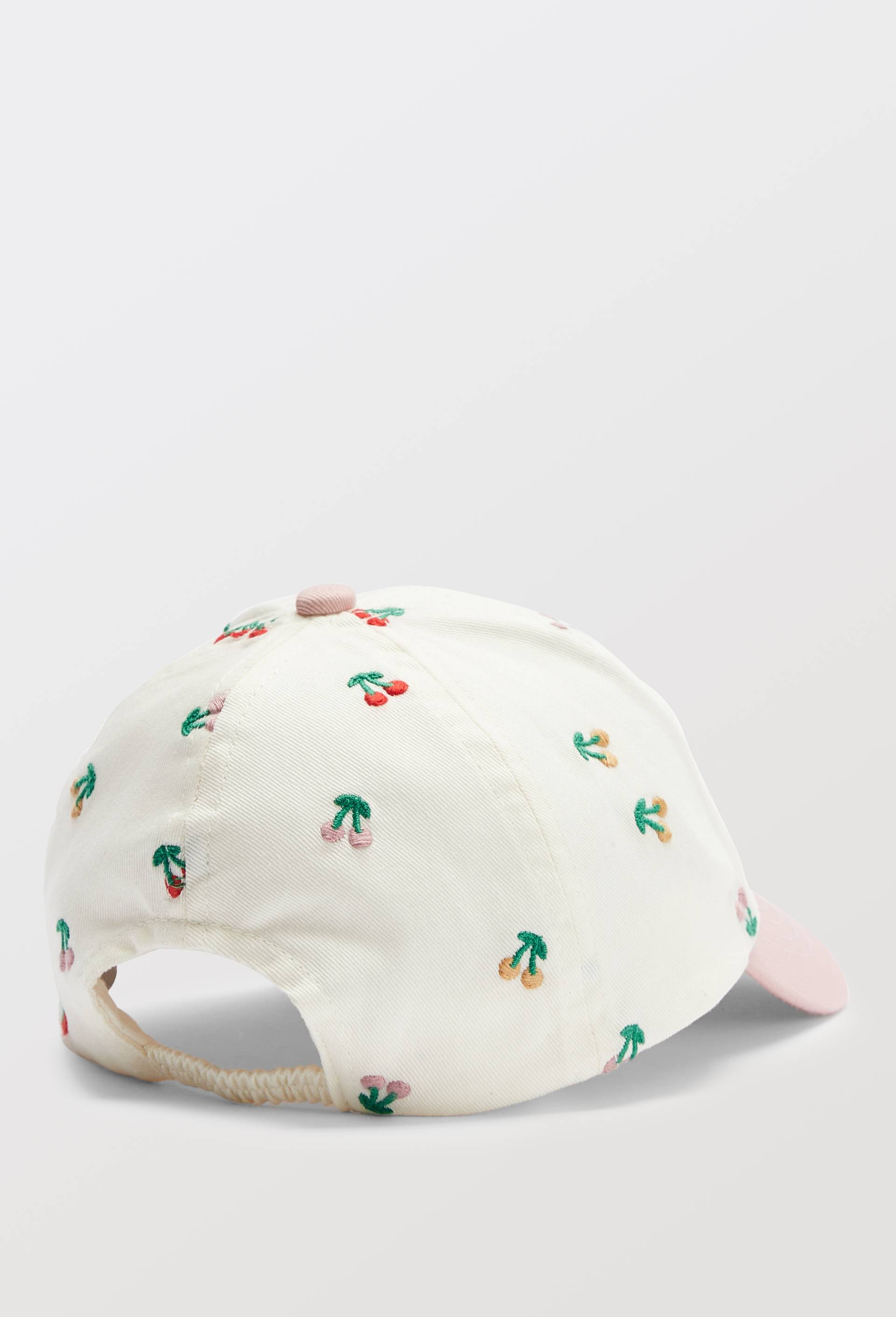 Casquette en coton brod&eacute;, Ecru, large image number 1.0