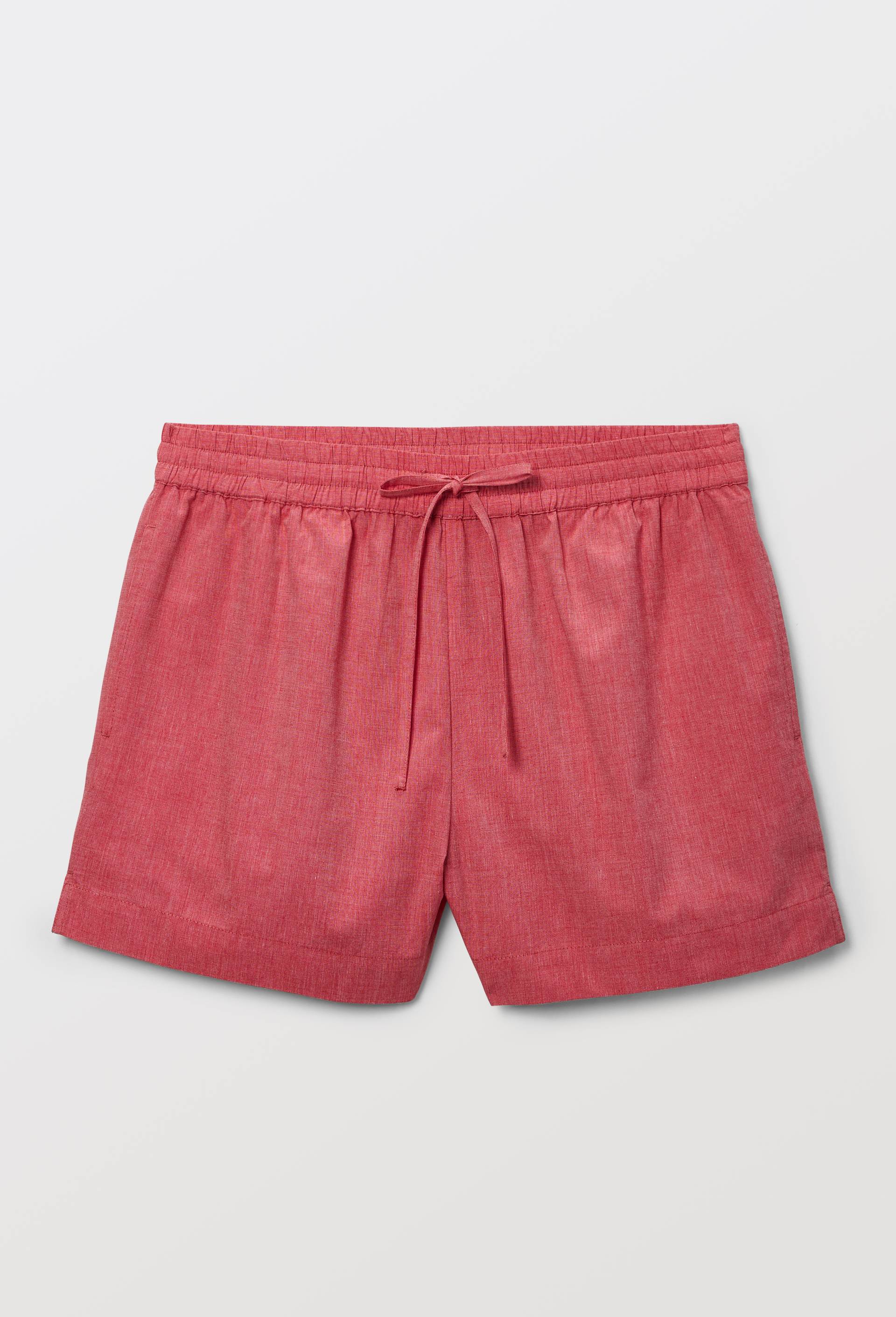 Short de plage en coton BIO GOTS, Rouge, large image number 2