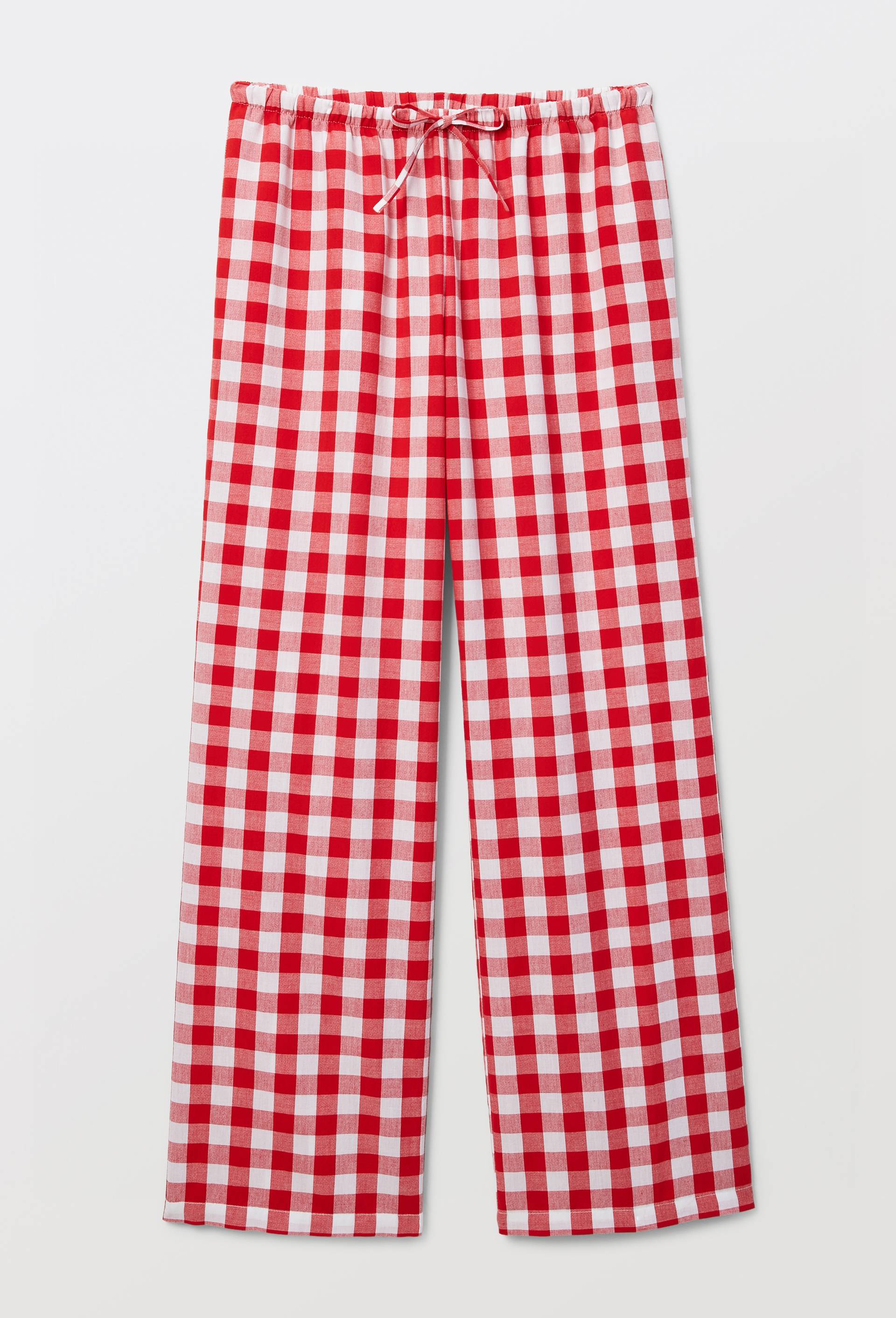 Pantalon ray&eacute; en popeline de coton BIO GOTS, Rouge, large image number 2