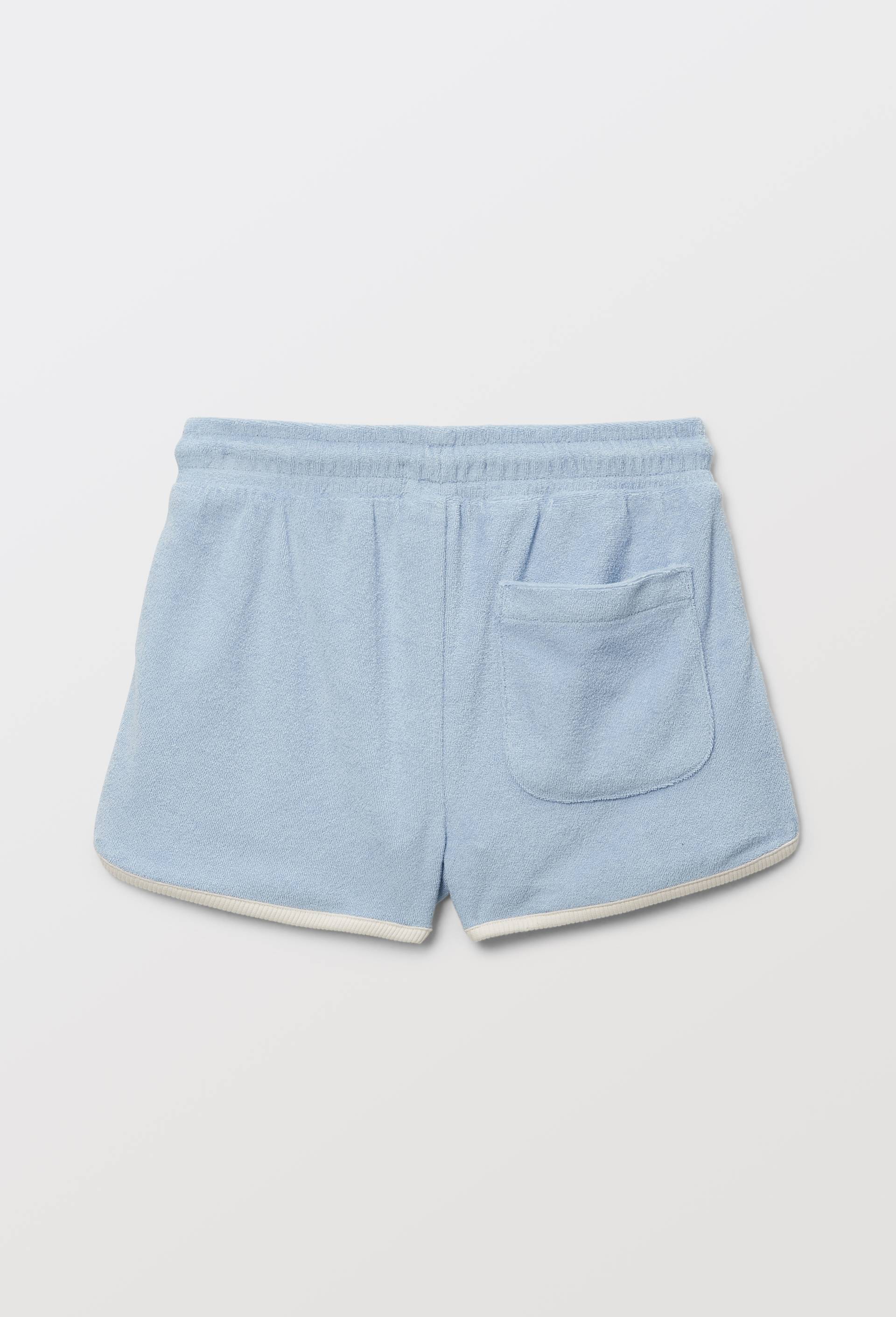 Short uni en coton BIO GOTS, Bleu clair, large image number 1