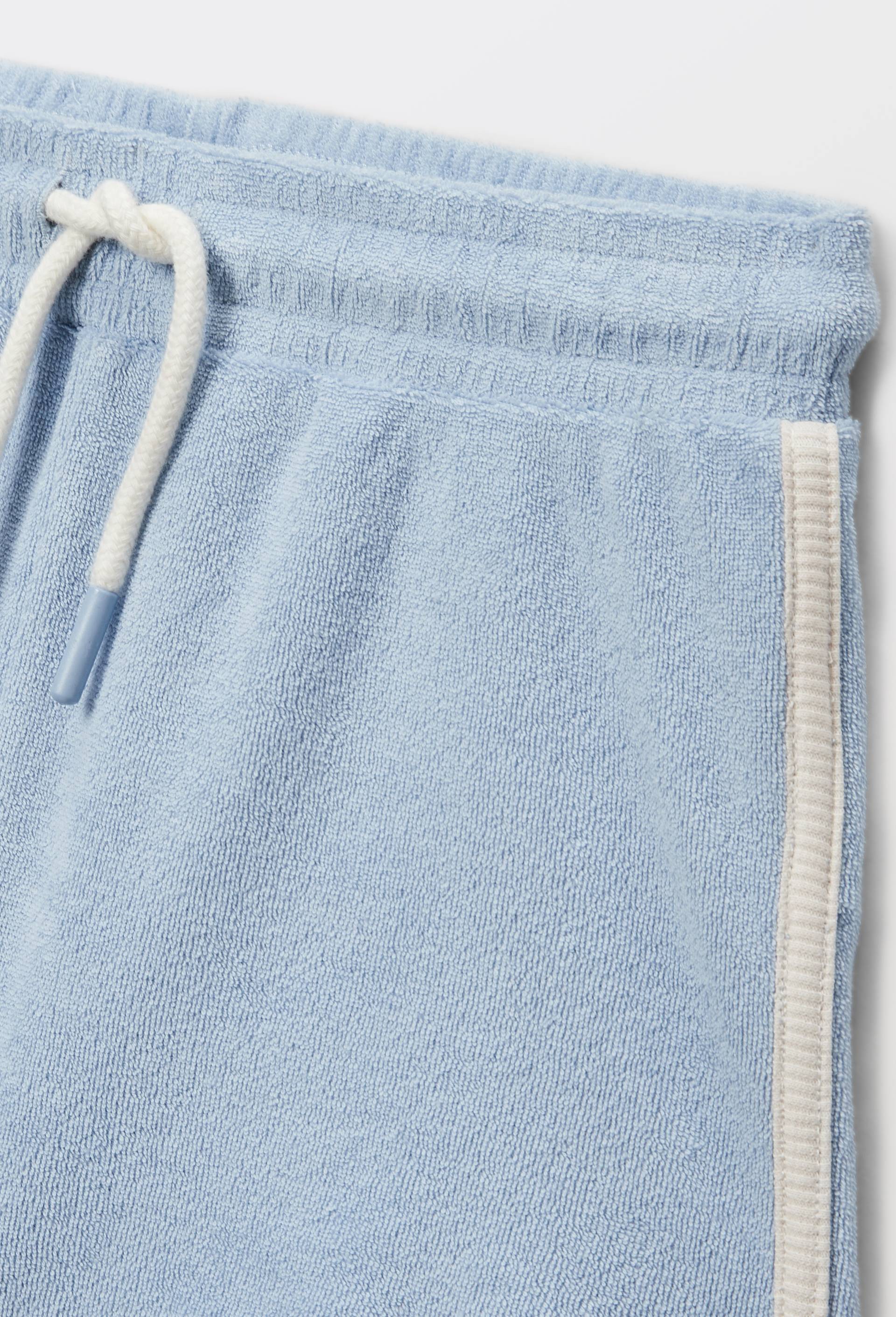 Short uni en coton BIO GOTS, Bleu clair, large image number 2