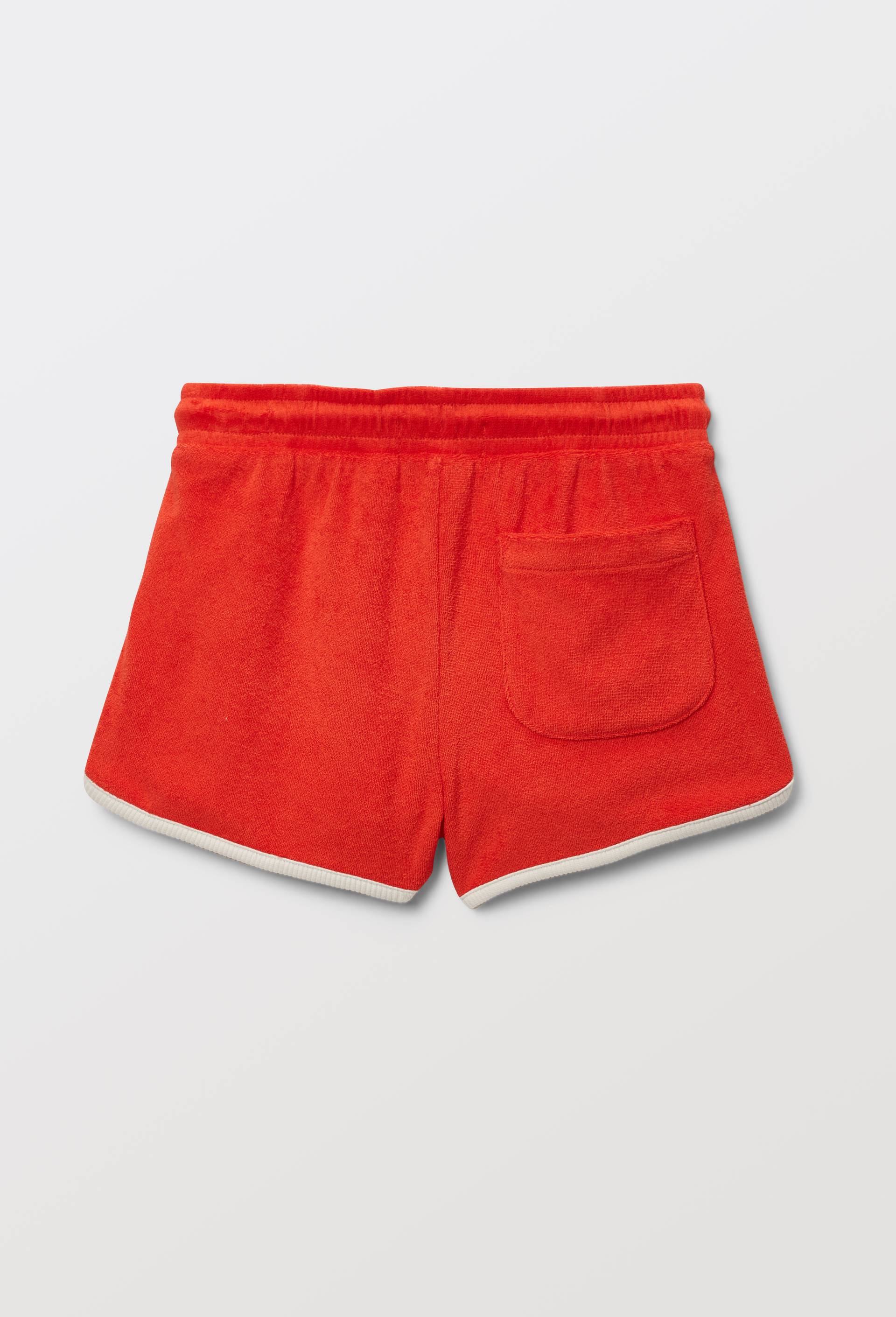 Short uni en coton BIO GOTS, Orange, large image number 1.0