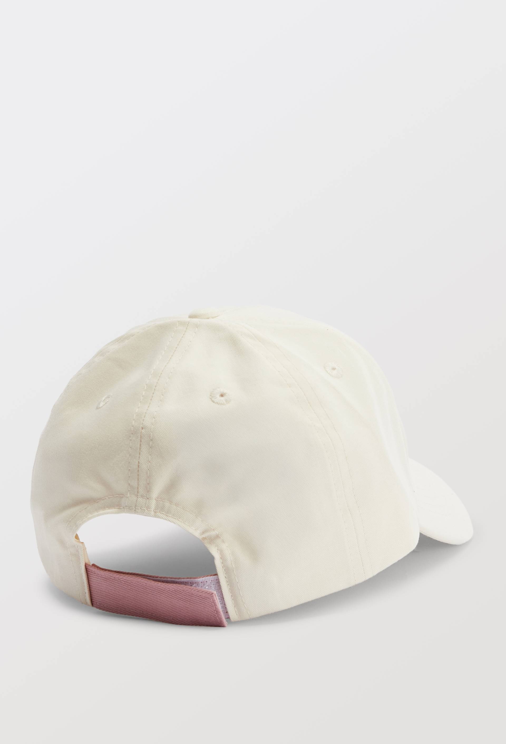 Casquette brod&eacute;e en coton, Beige clair, large image number 1