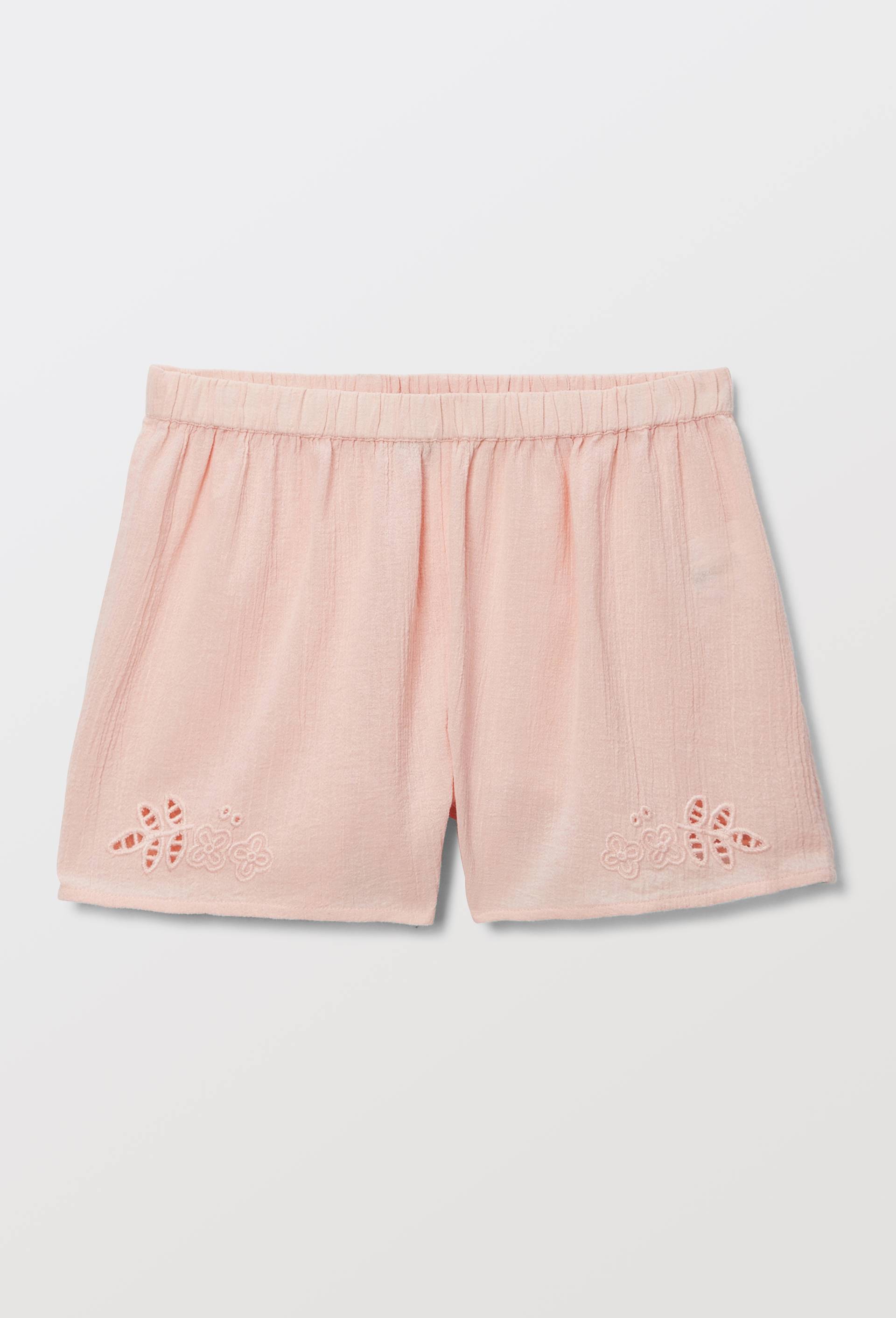 Short uni en coton bio GOTS, Rose, large image number 3