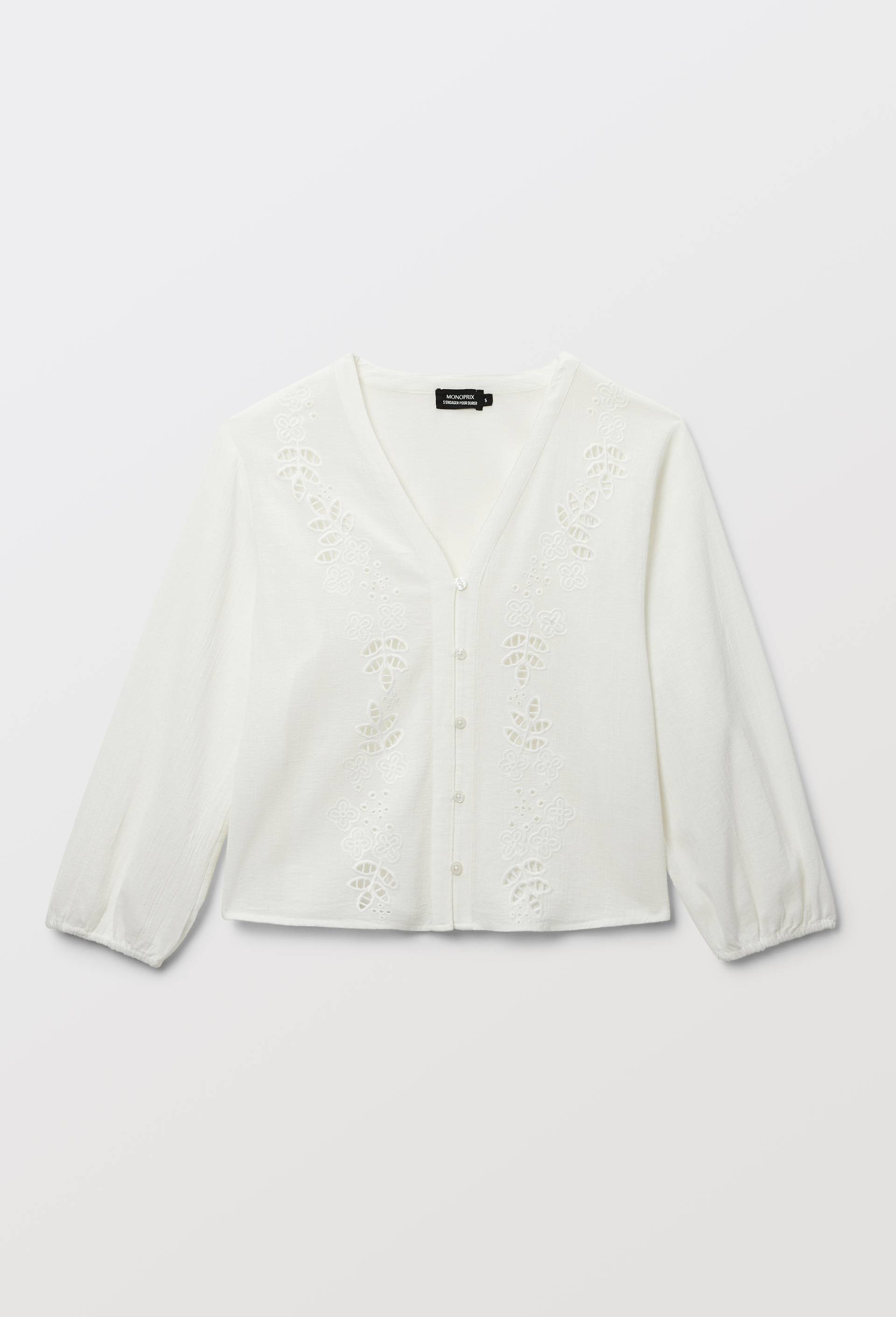 MONOPRIX TOP TUNIQUE EN VOILE DE COTON 42/44 V/MESURES
