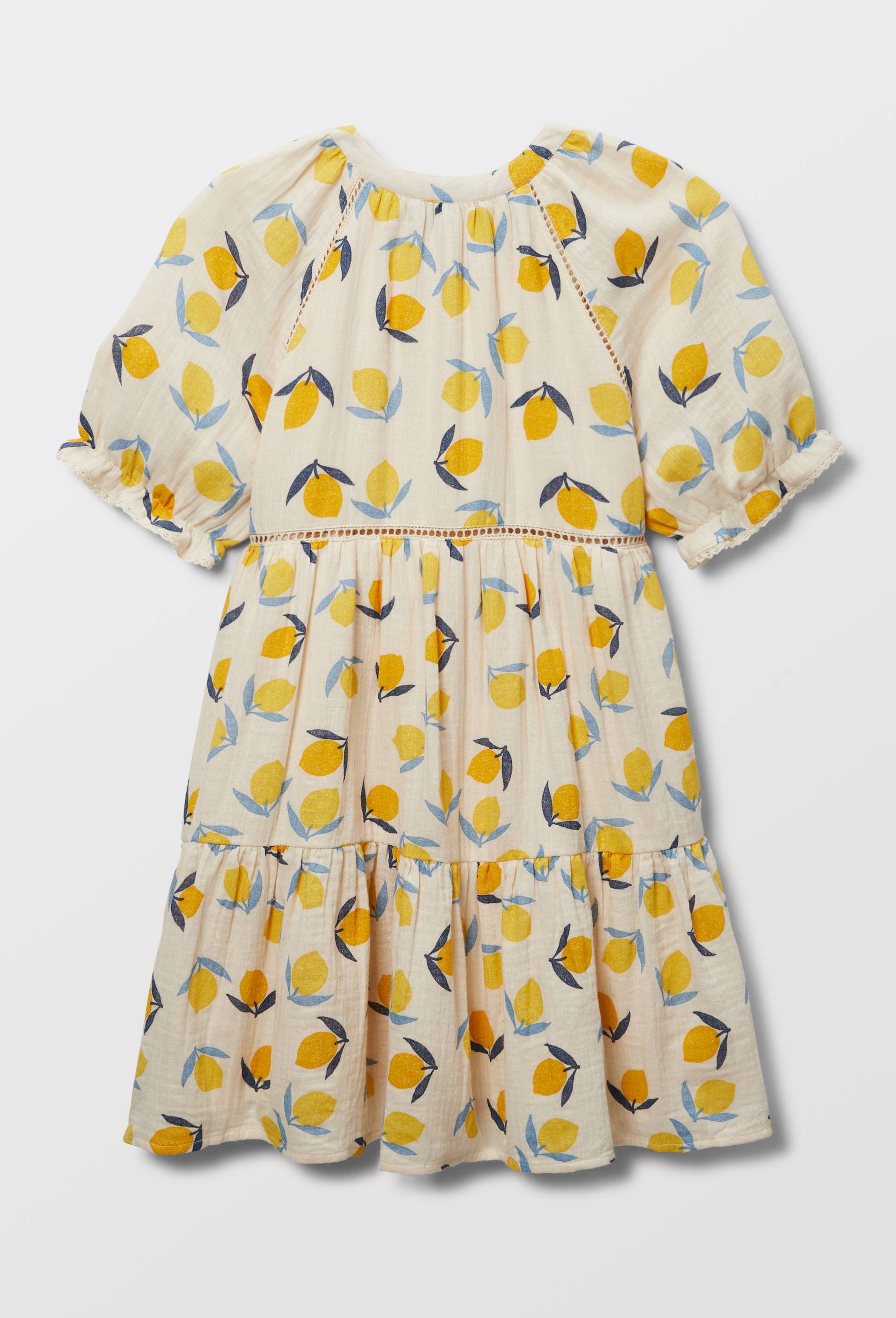 Robe imprim&eacute;e citrons, Beige clair, large image number 3