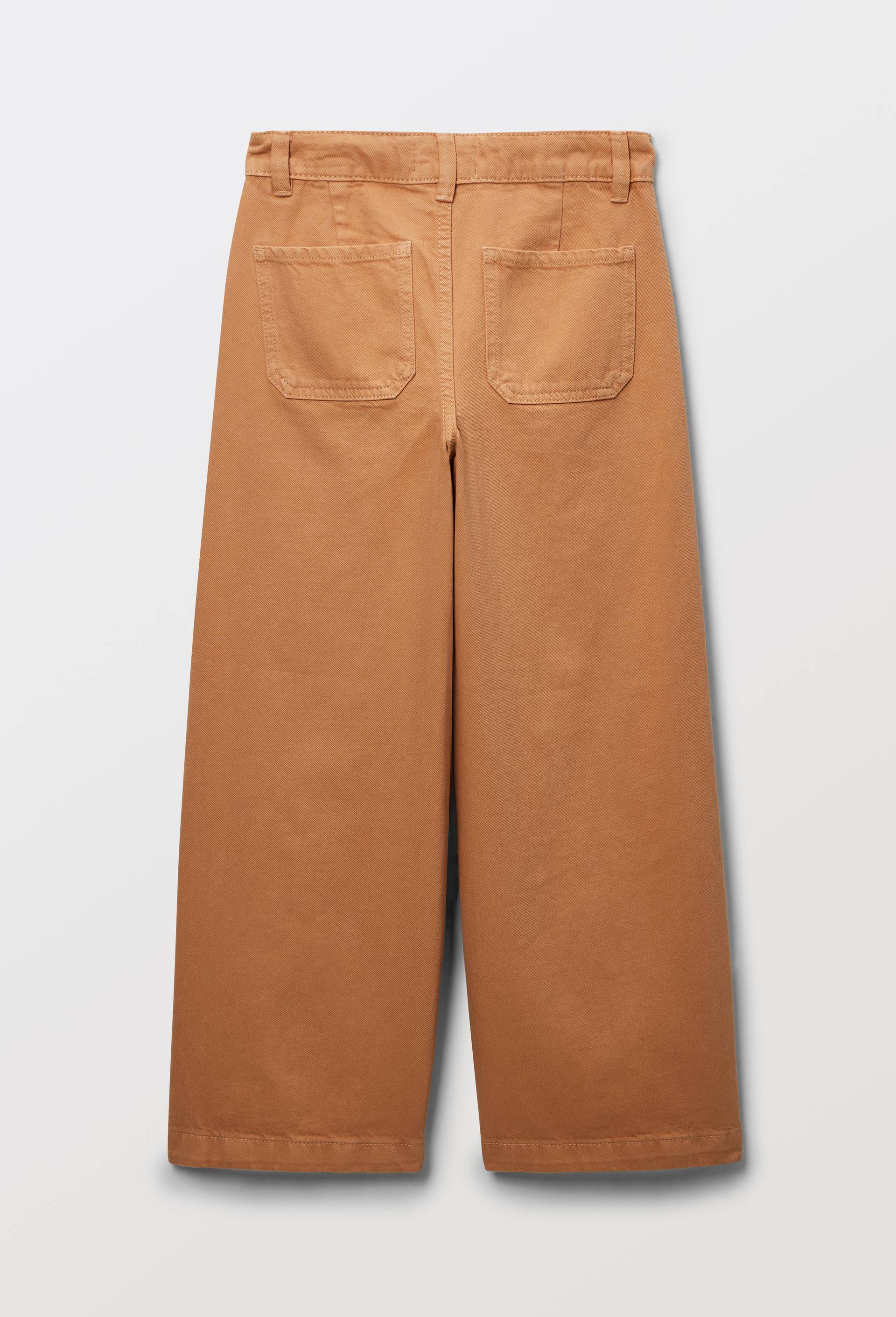 Pantalon en twill en coton, Jaune clair, large image number 2.0