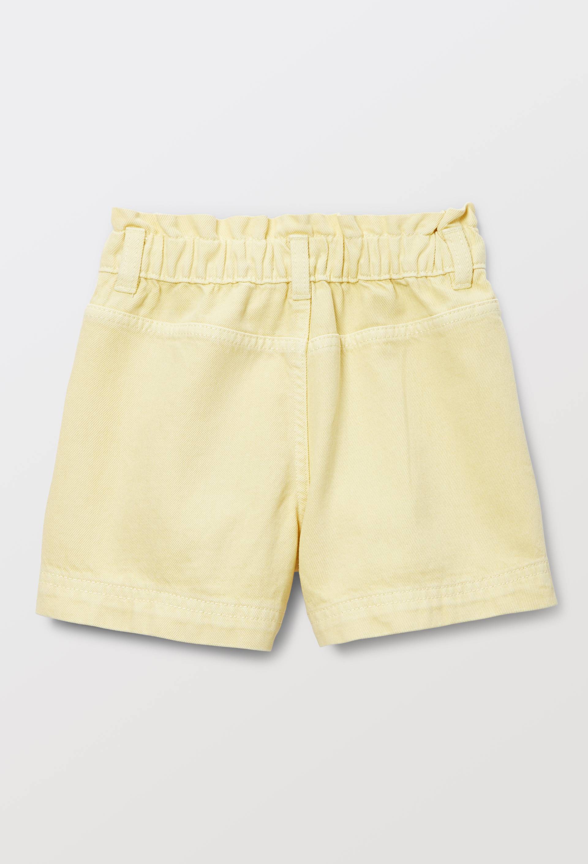 Short poches brod&eacute;es, Jaune clair, large image number 2.0