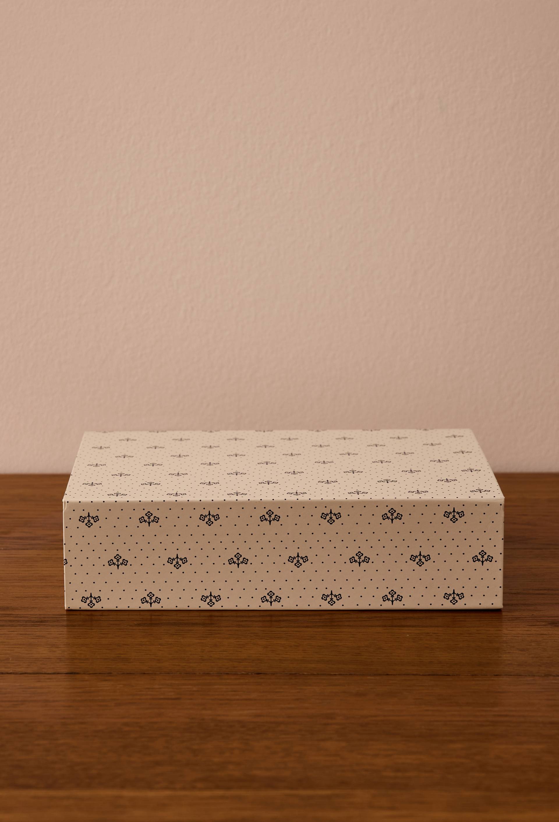 Boite de rangement A6, Ecru, large image number 0.0