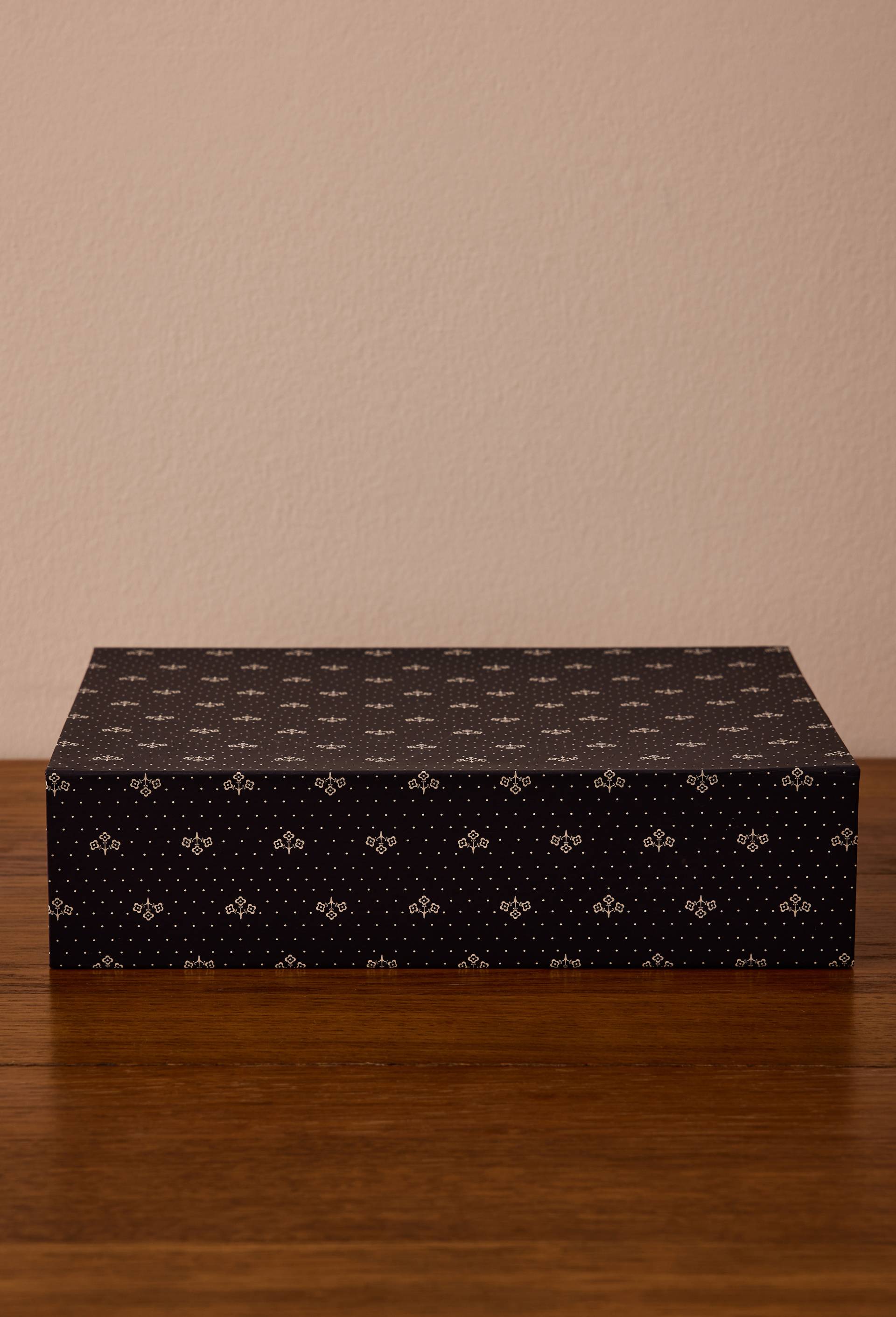 Boite de rangement A5, Bleu fonc&eacute;, large image number 0