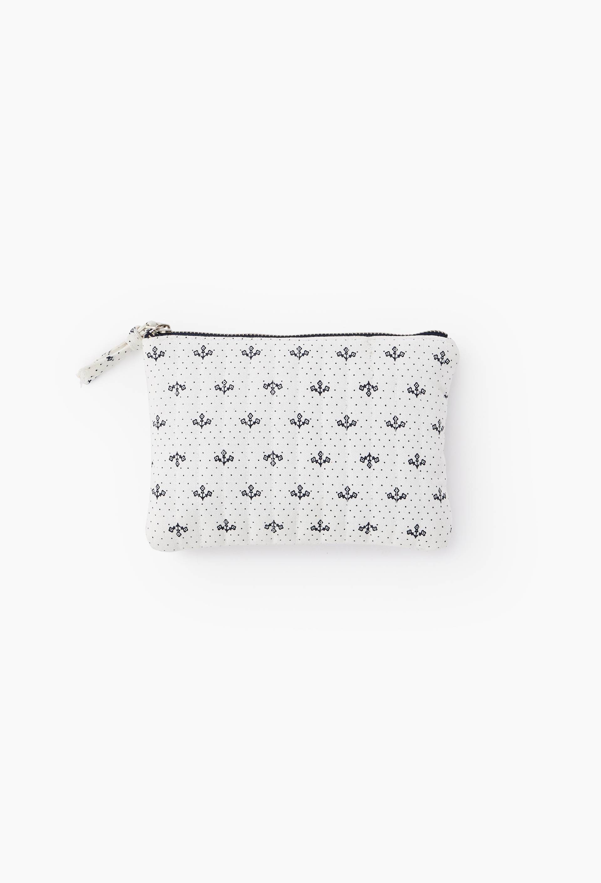 Trousse A5 quilt&eacute;e, Ecru, large image number 0