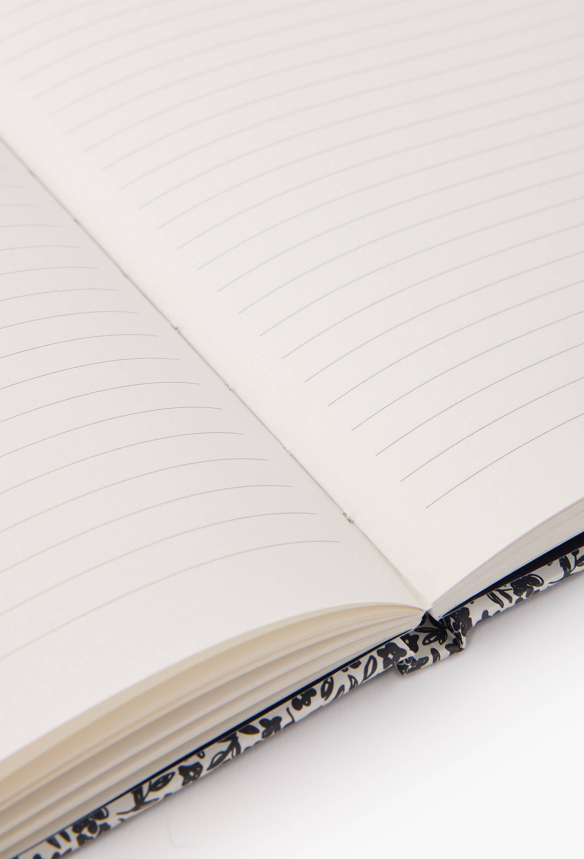 Carnet A5, 80 pages, avec marque page, Bleu fonc&eacute;, large image number 2