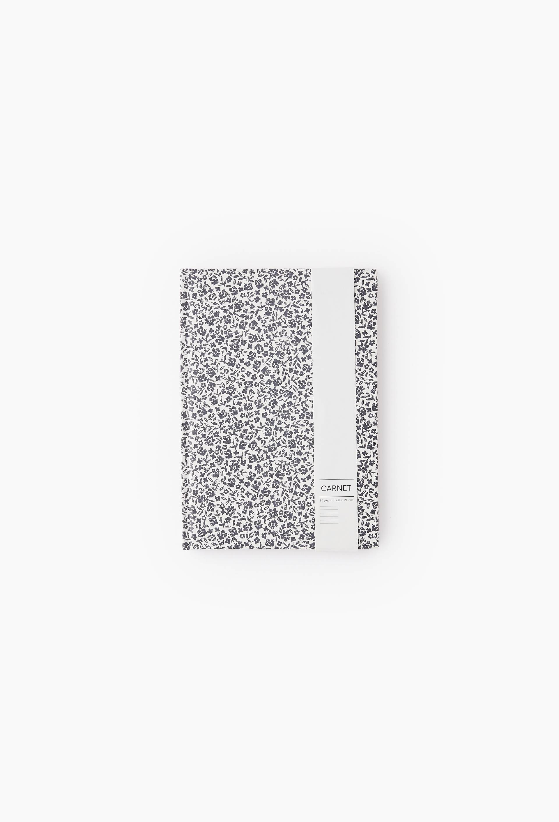 Carnet A5, 80 pages, avec marque page, Bleu fonc&eacute;, large image number 3