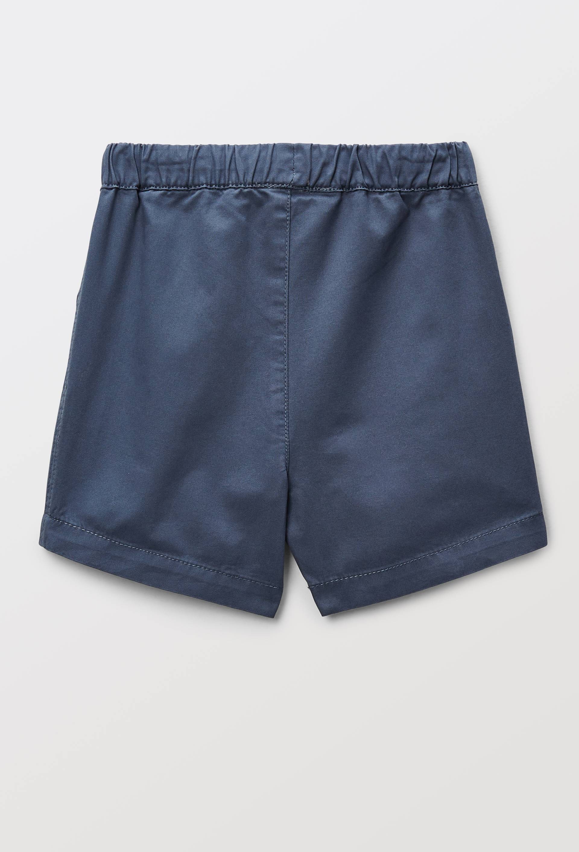 Short uni en coton BIO GOTS, Bleu, large image number 2