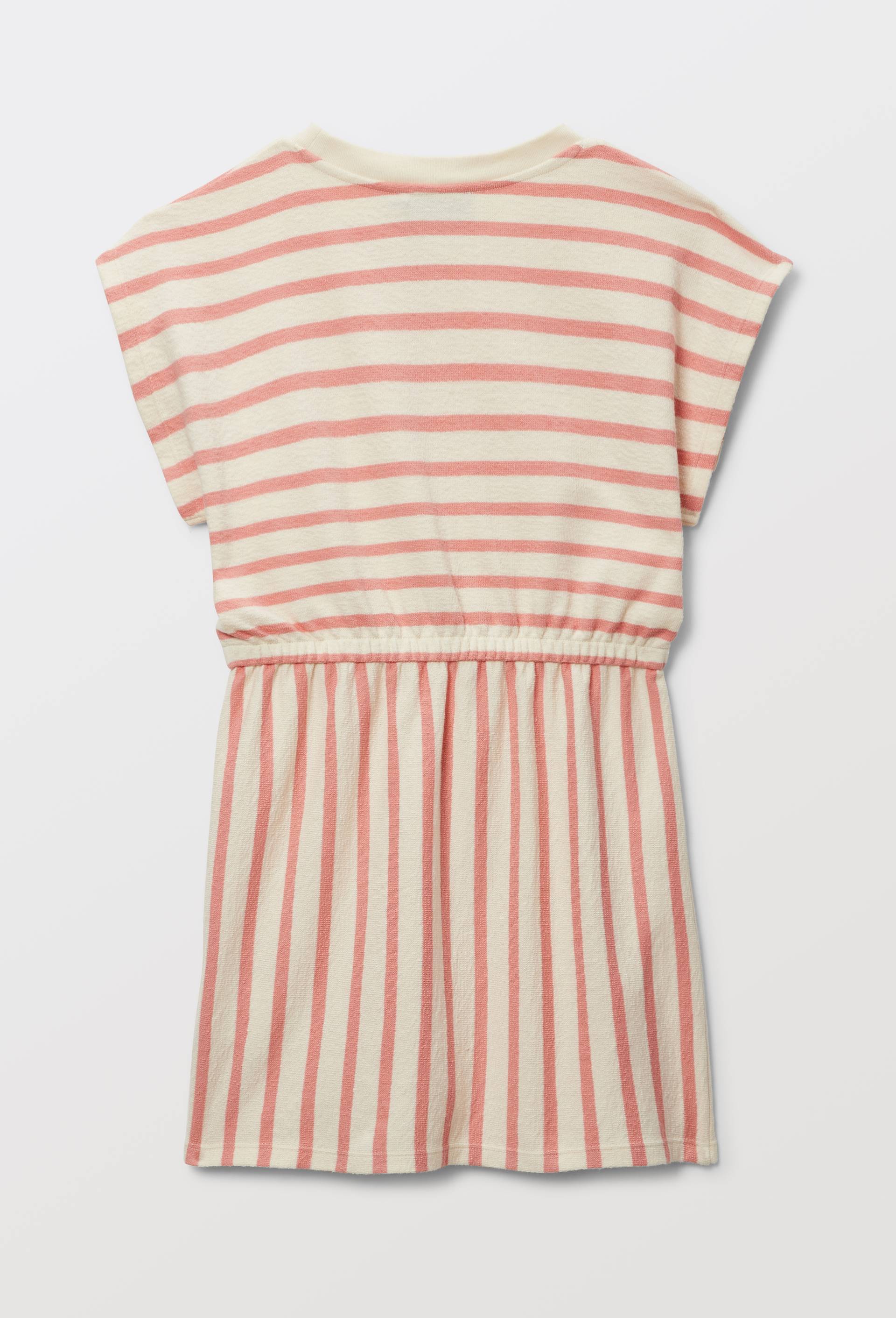 Robe ray&eacute;e en coton, Rose, large image number 2