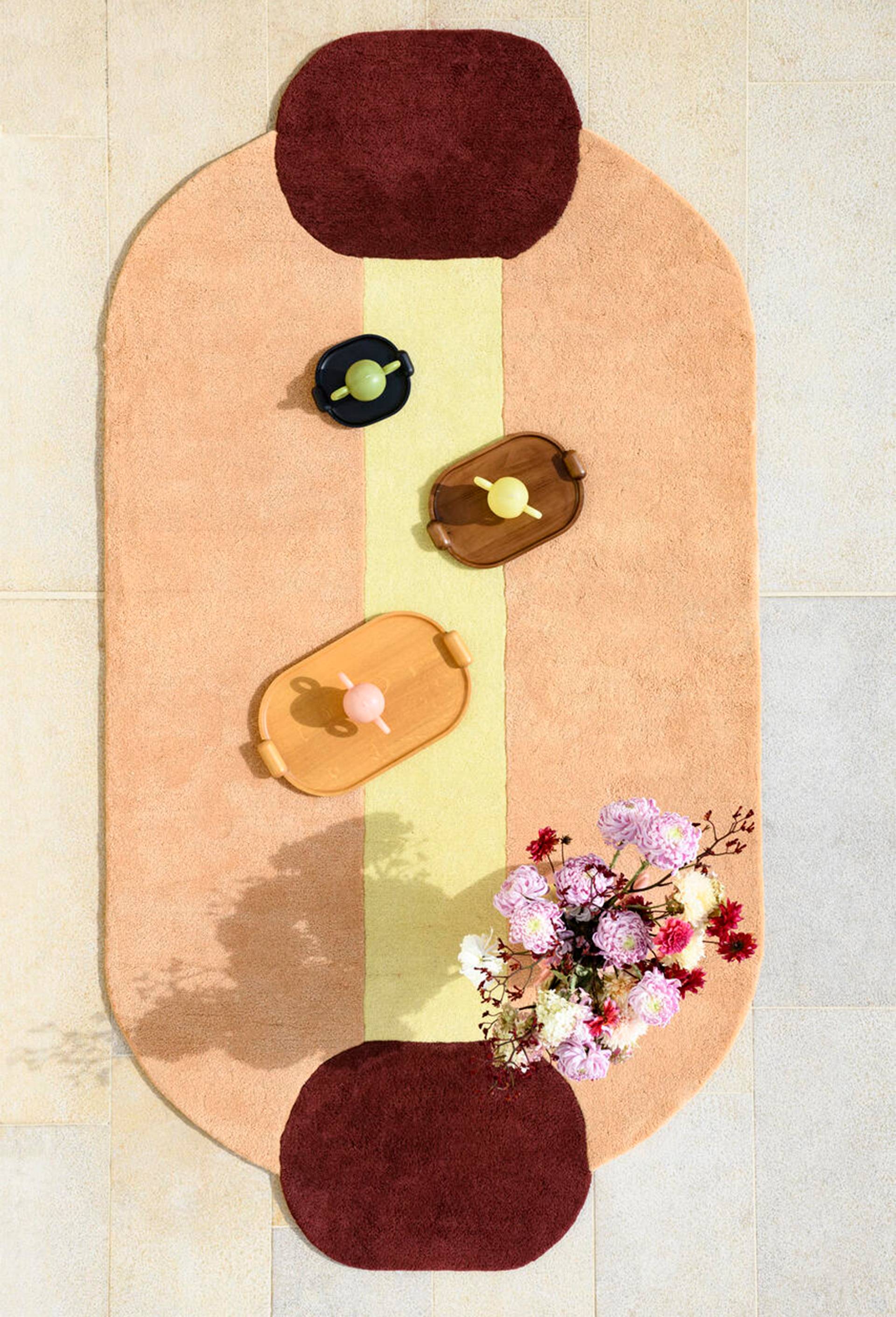 Exclu web - Tapis, 165 x 310cm, en laine - MARGAUX KELLER X MONOPRIX, Multicolore, large image number 0