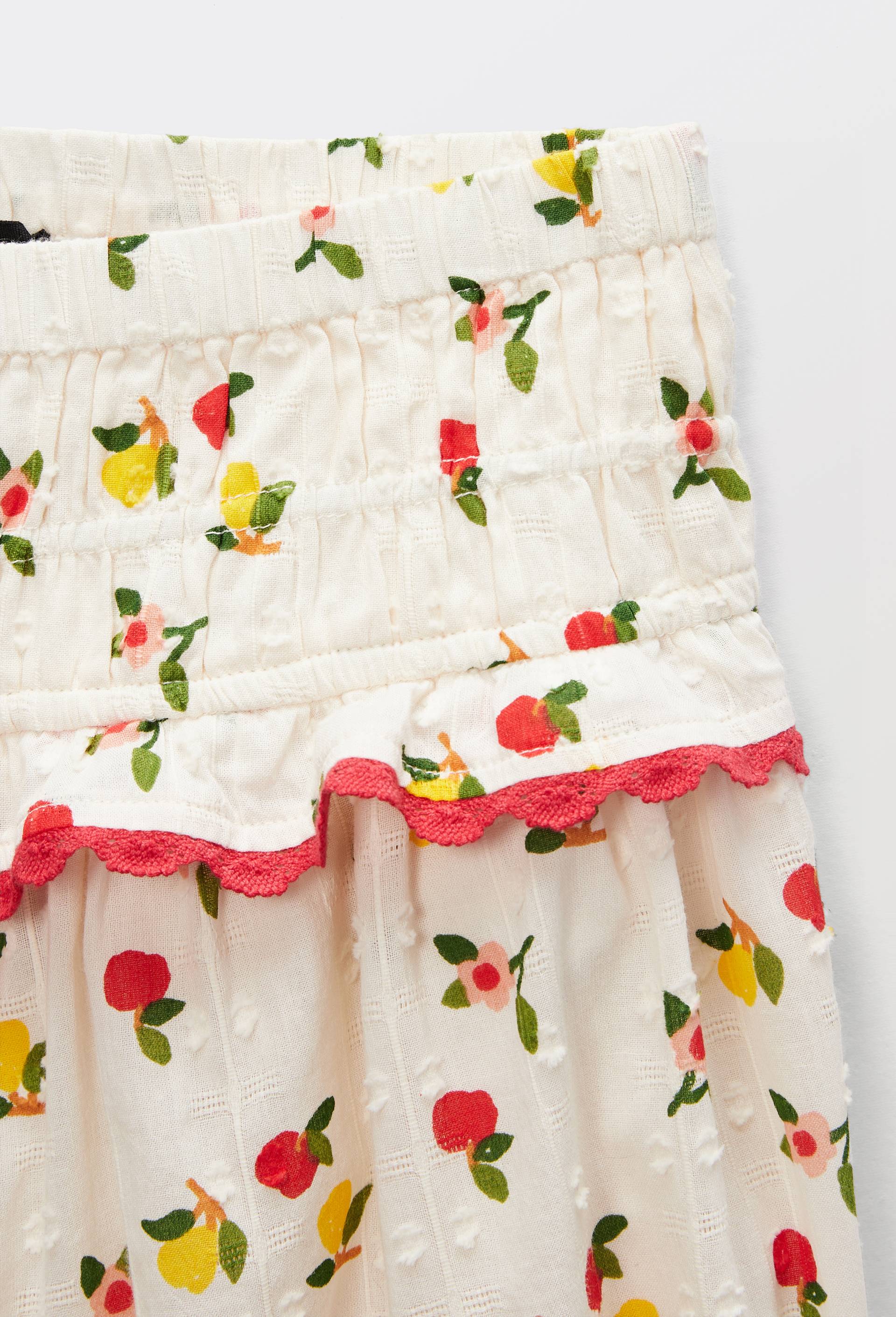 Short imprim&eacute; en coton, Beige clair, large image number 4.0