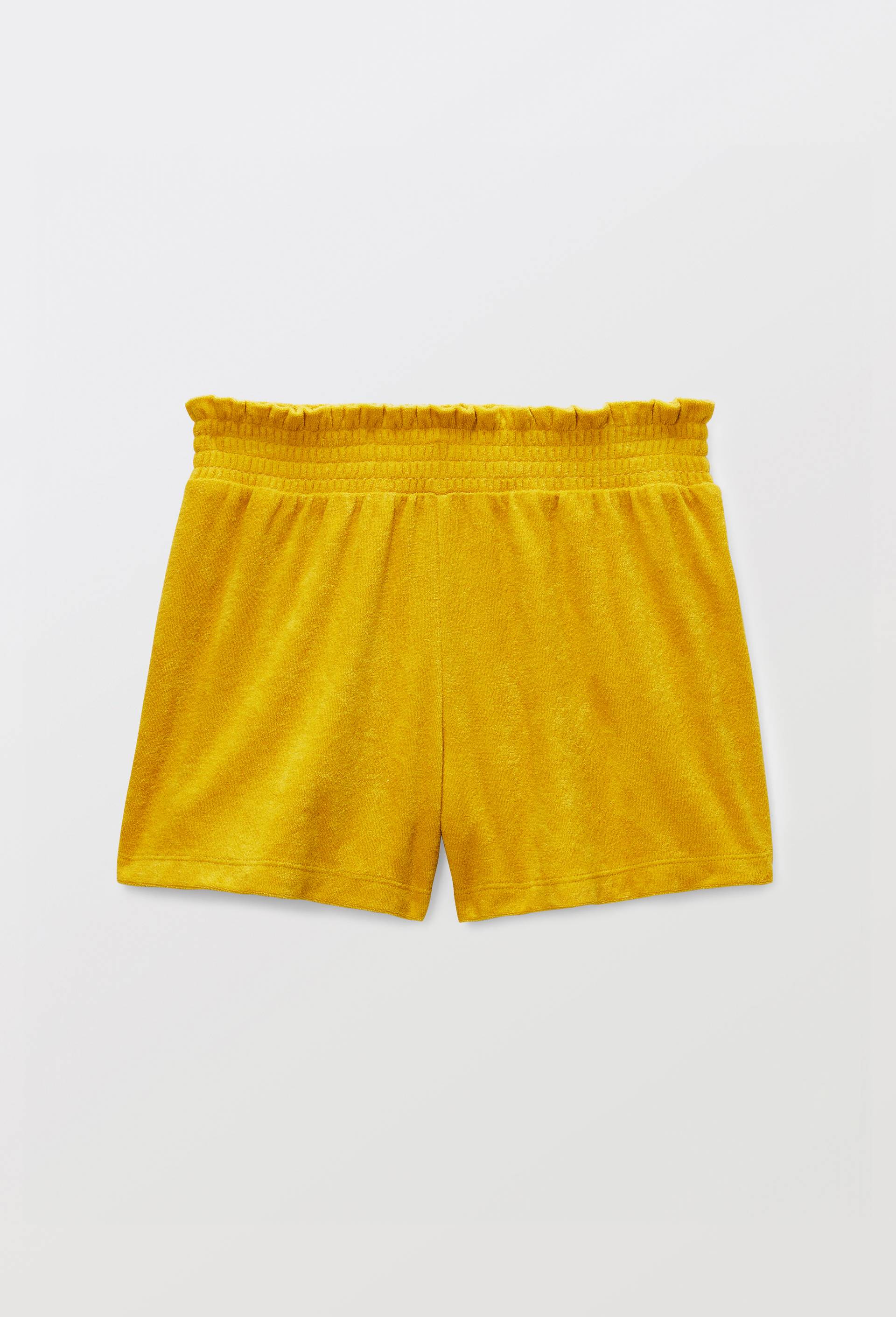 Short uni en &eacute;ponge, Jaune, large image number 1