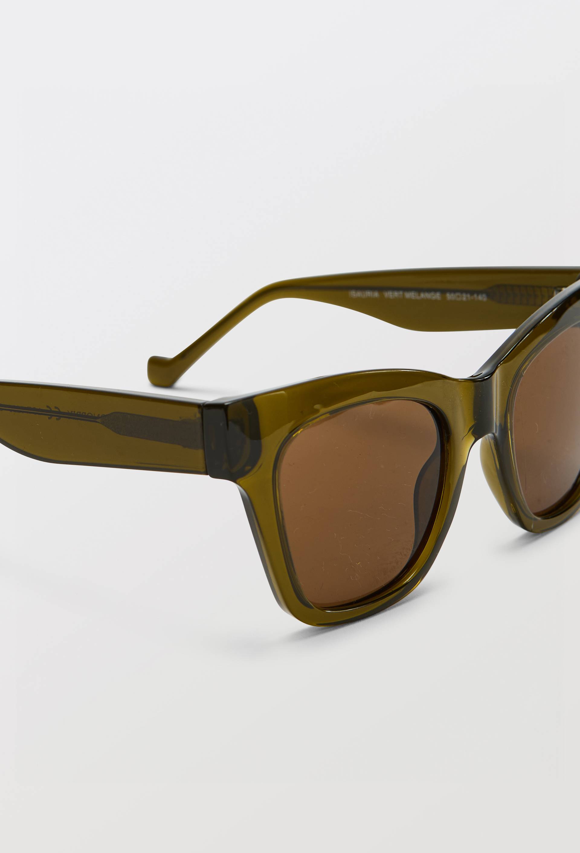 Lunettes de soleil oversize, Vert fonc&eacute;, large image number 2
