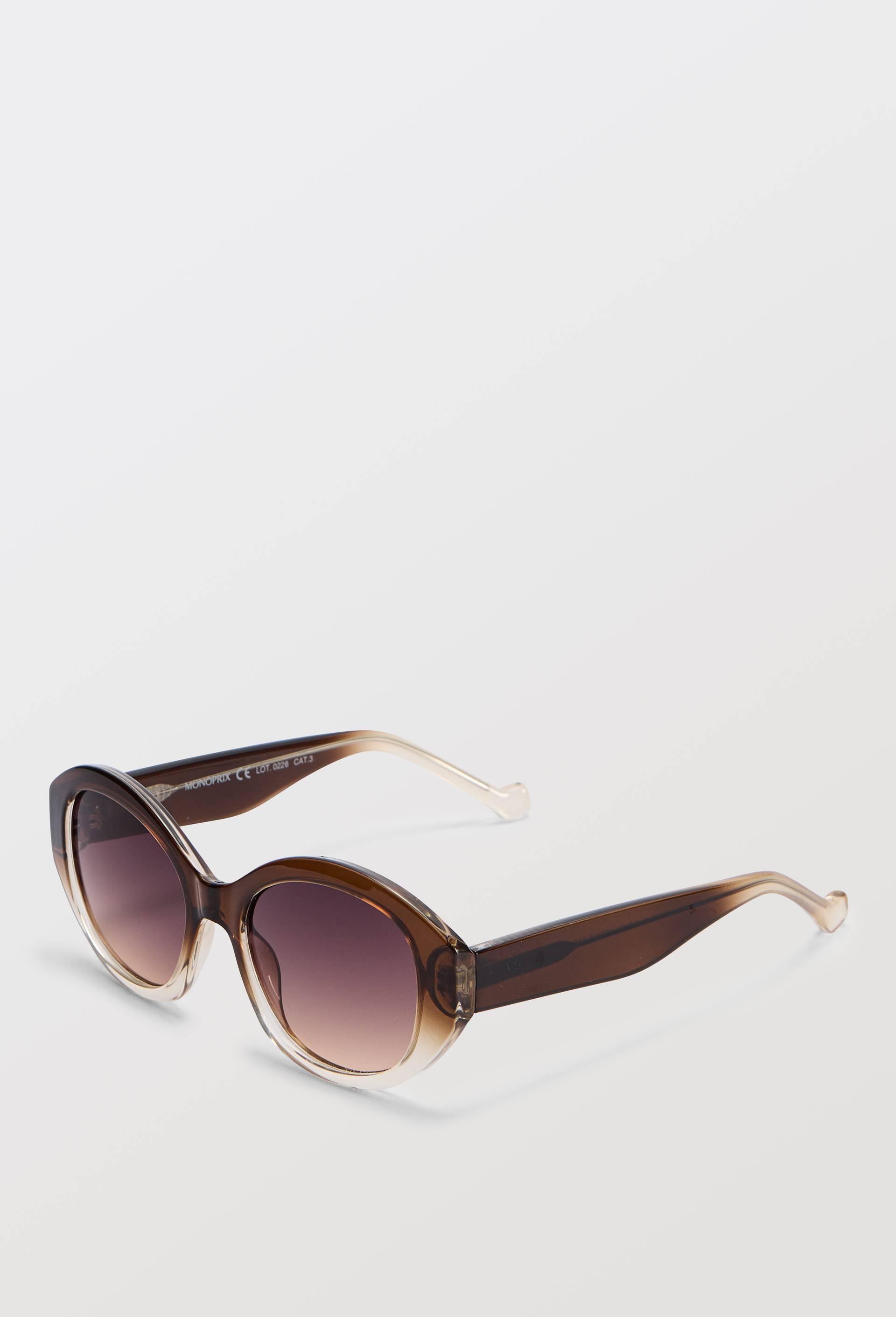 Lunettes de soleil oversize, Brun, large image number 0.0