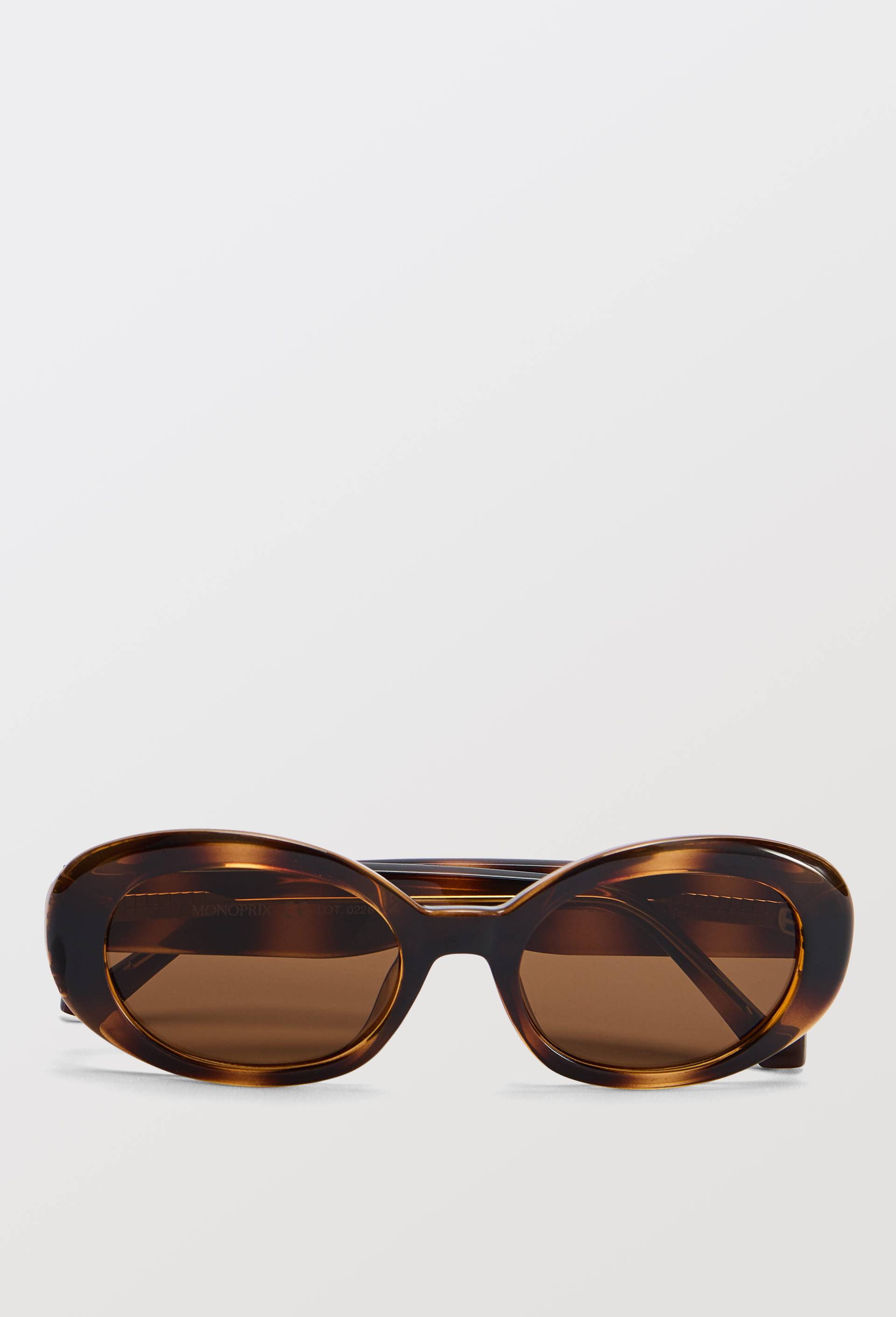 Lunettes de soleil ovales, Beige, large image number 1.0
