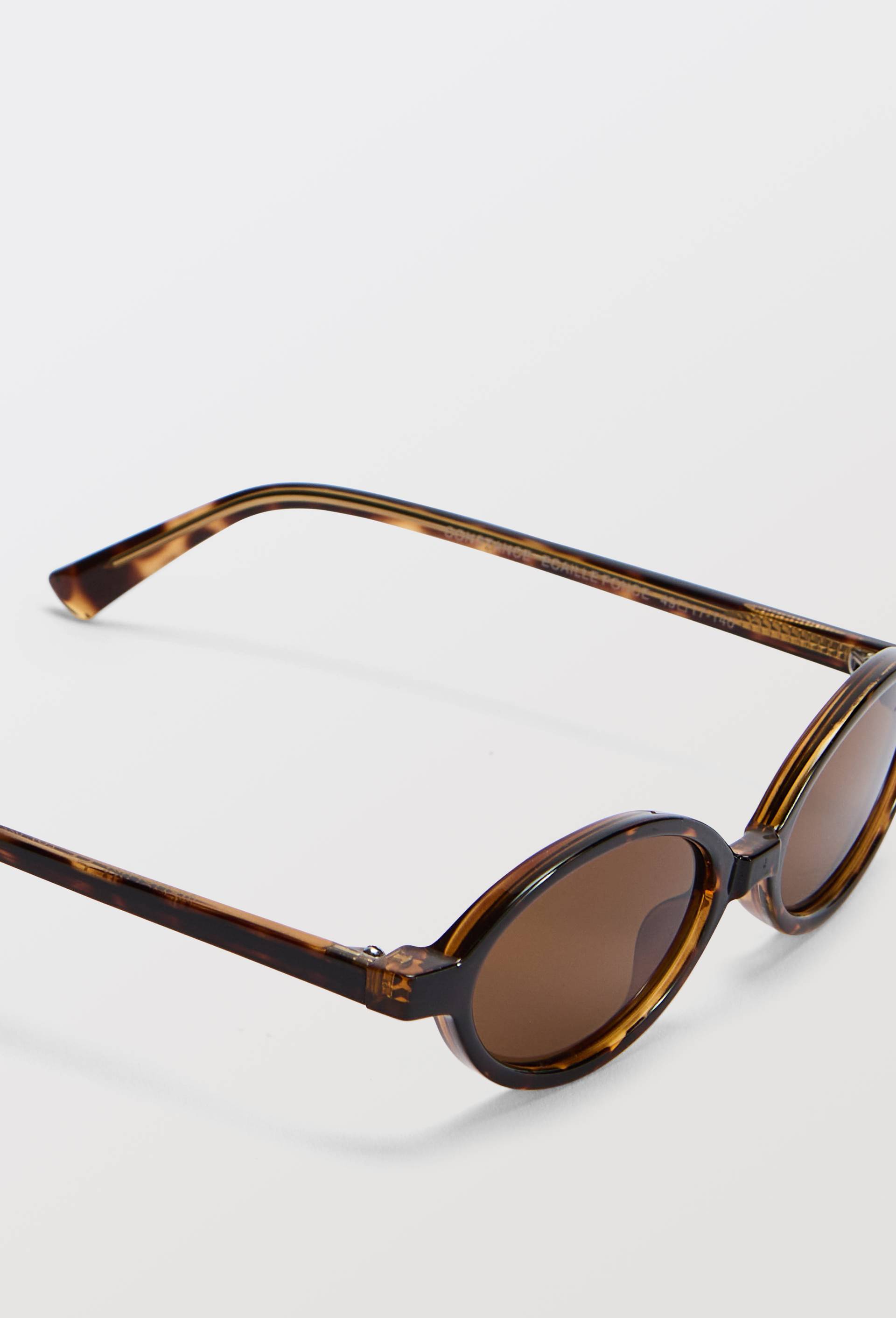 Lunettes de soleil ovales, Brun, large image number 2