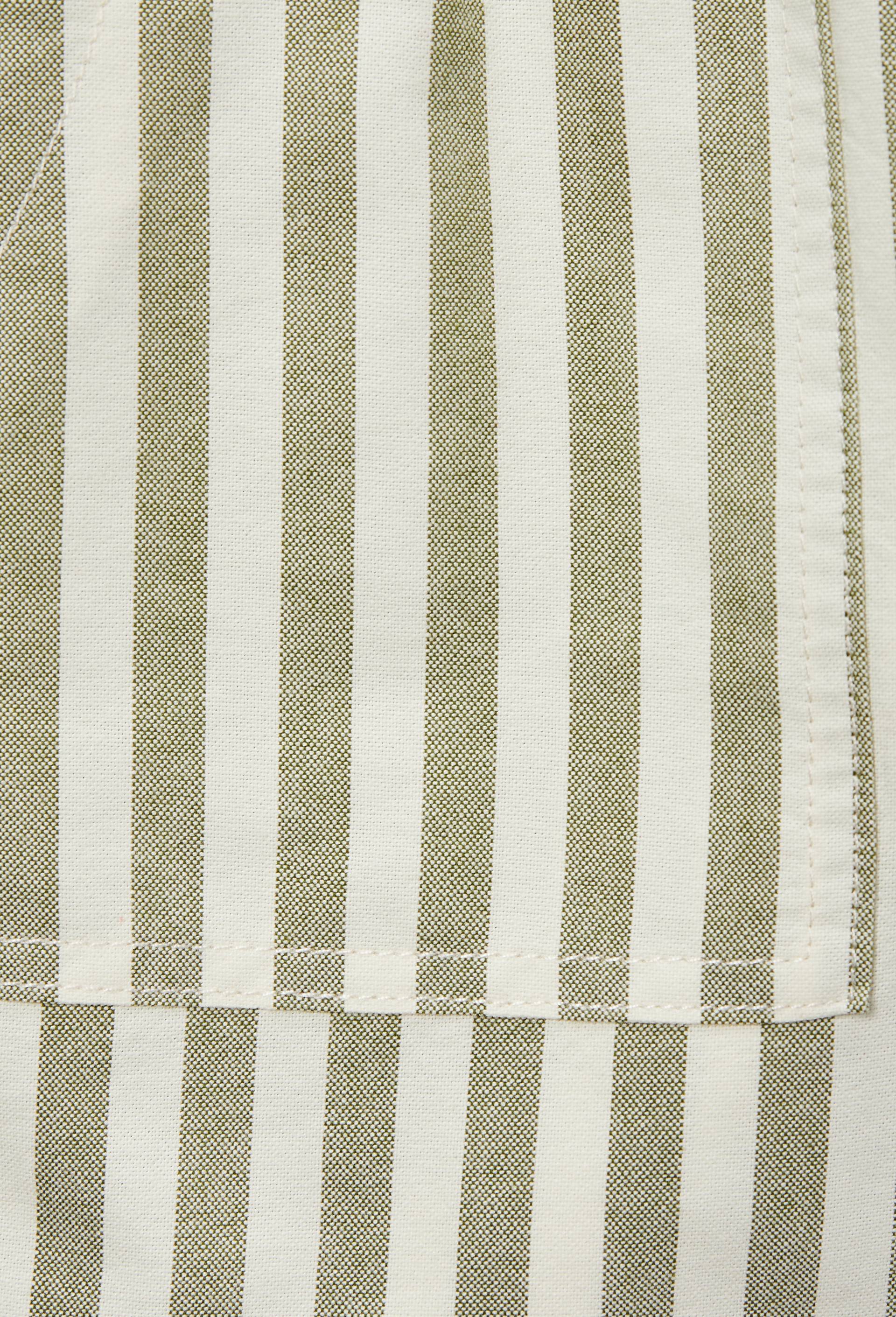 Short ray&eacute; en coton, Vert, large image number 4