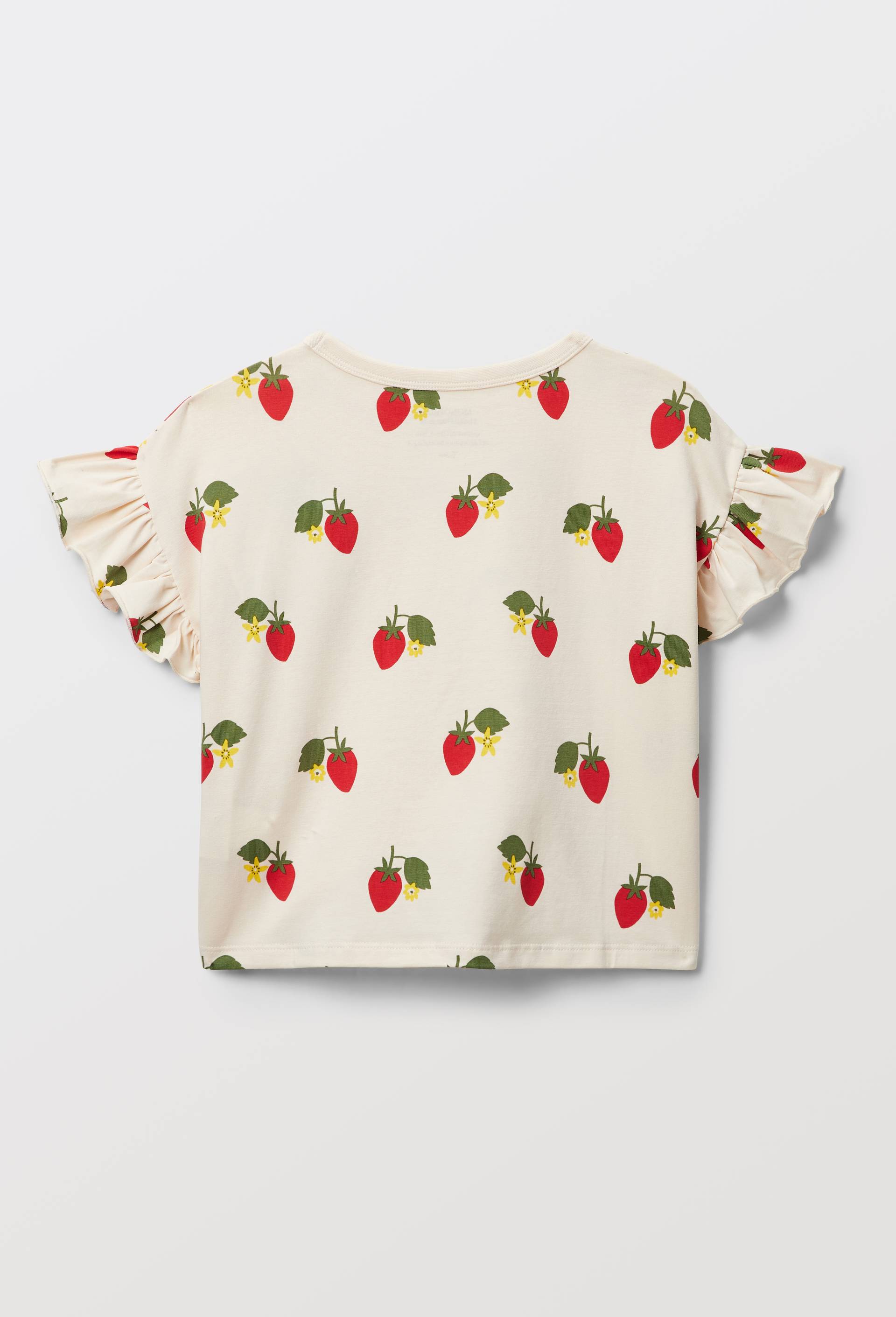 T-Shirt imprim&eacute;e en coton, Beige clair, large image number 1.0
