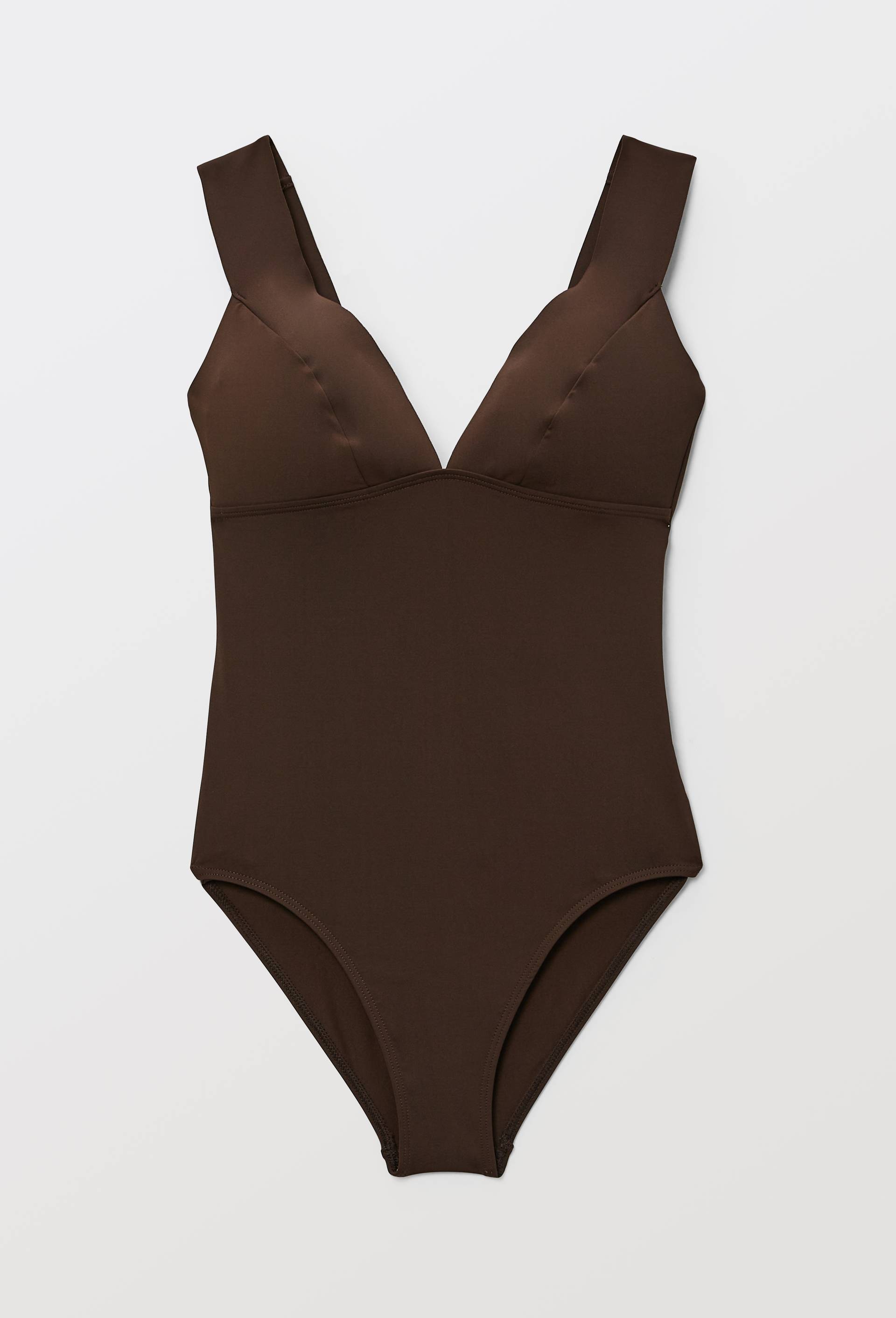 Maillot de bain 1 pi&egrave;ce MAYA, Brun fonc&eacute;, large image number 2.0