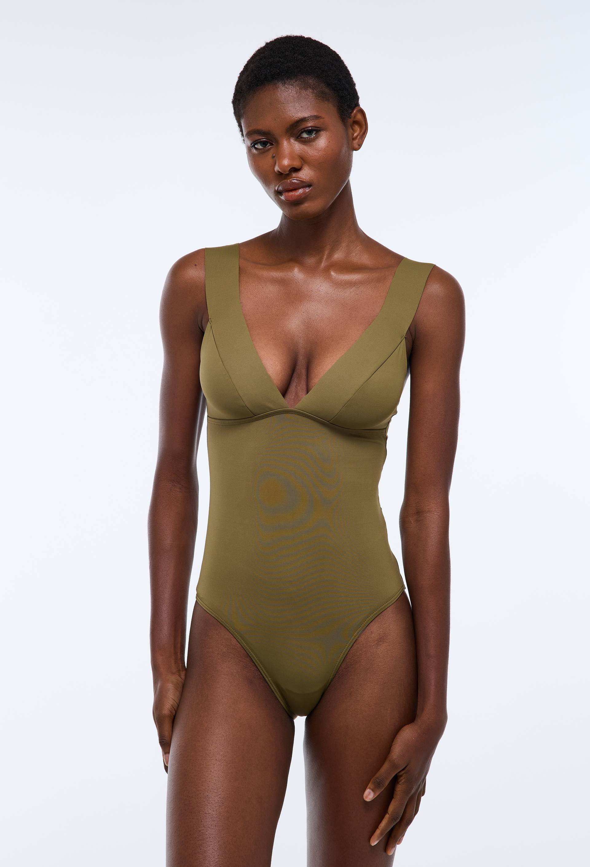 Maillot de bain 1 pi&egrave;ce MAYA, Vert fonc&eacute;, large image number 0.0
