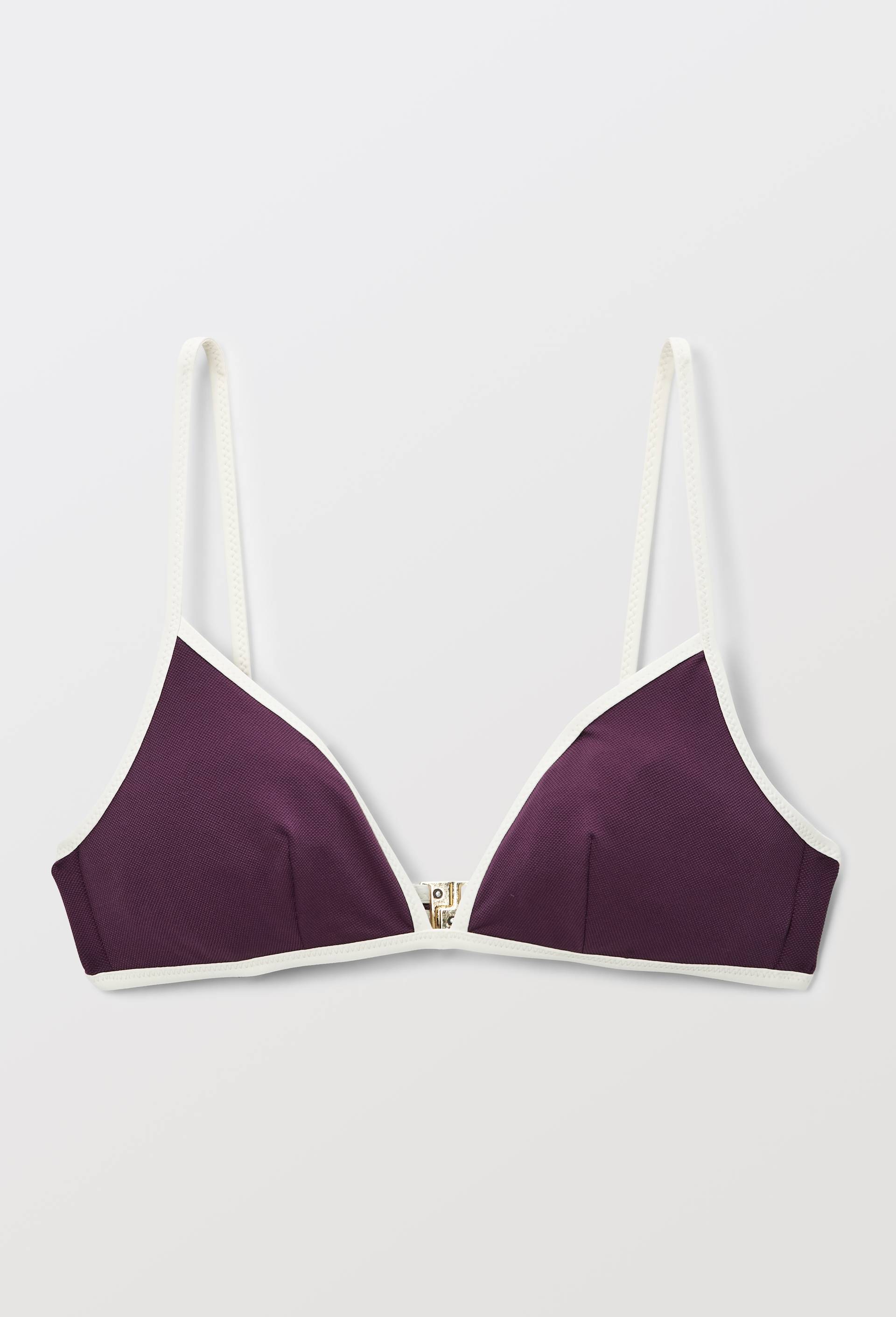 Haut de maillot de bain CROISIERE, Violet fonc&eacute;, large image number 3