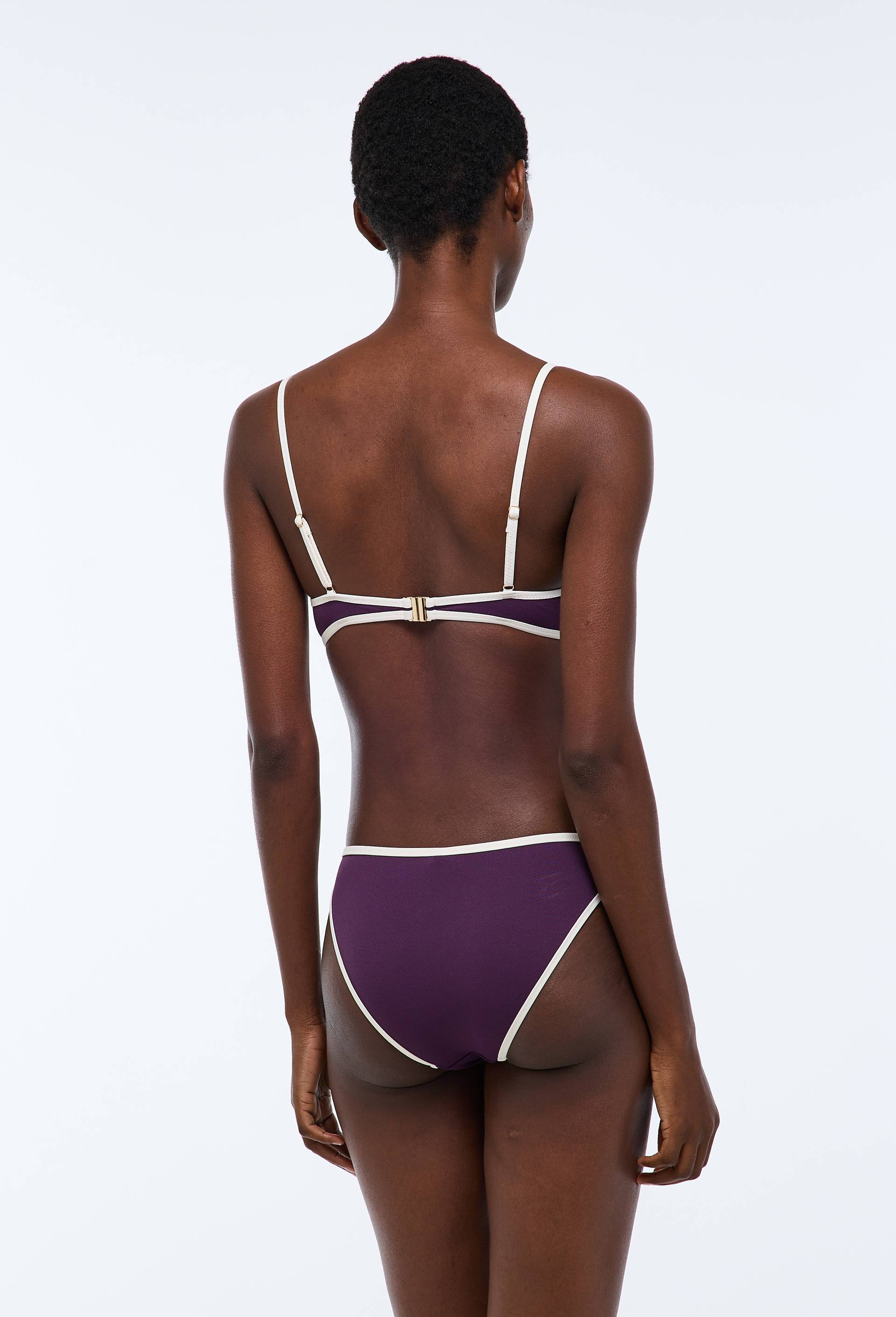 Bas de maillot de bain CROISIERE, Violet fonc&eacute;, large image number 1.0