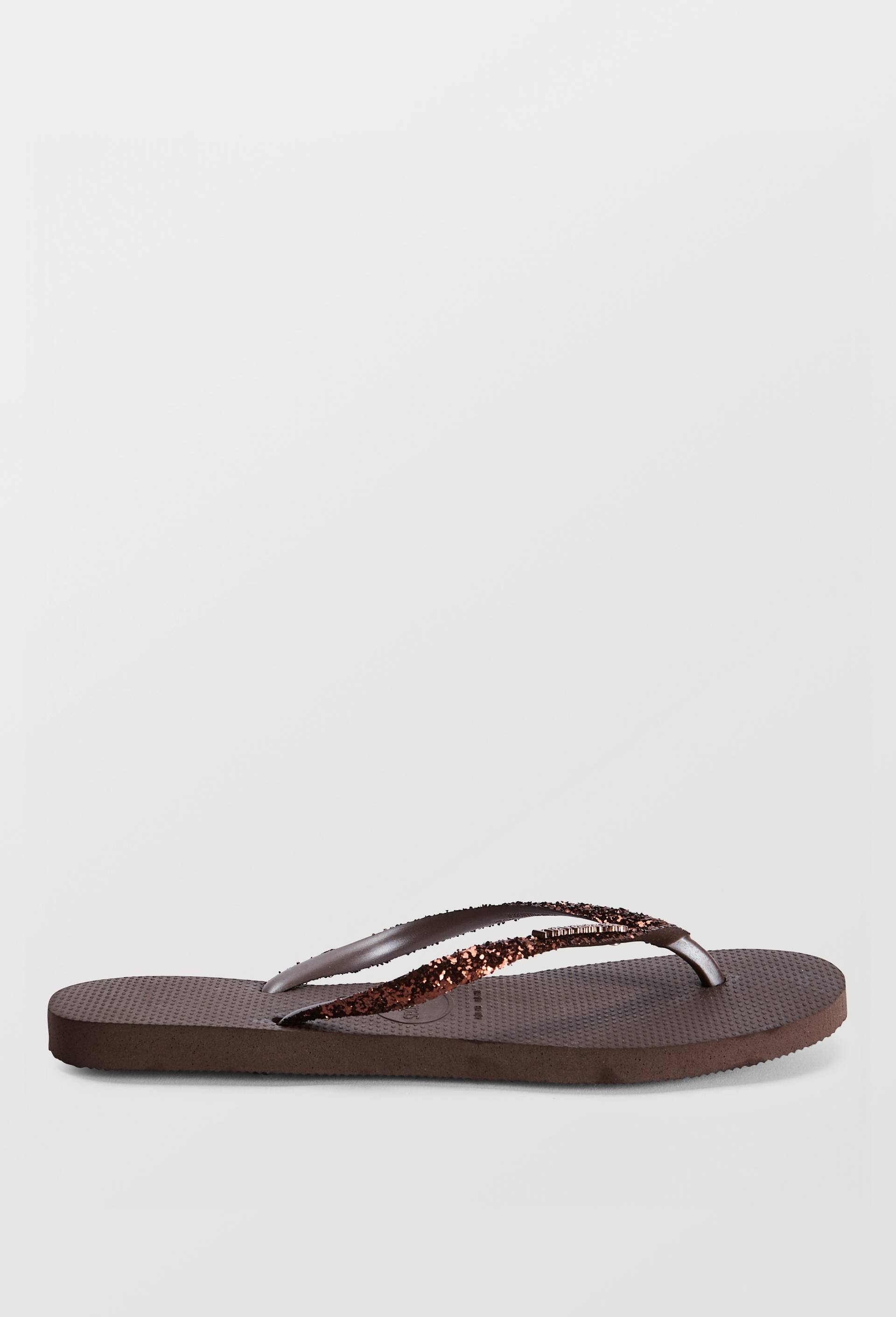 Tongs Glitter Havaianas, Brun, large image number 1.0