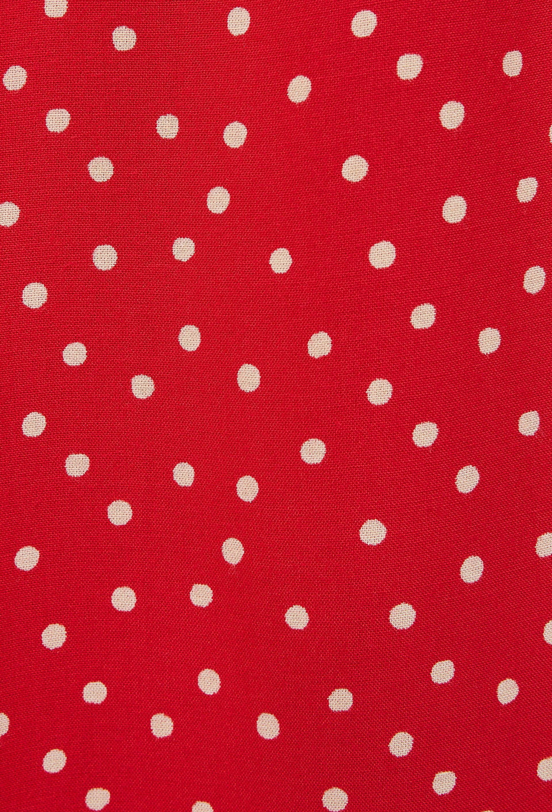 Pantalon fluide en viscose &agrave; taille &eacute;lastiqu&eacute;e, Rouge, large image number 4.0