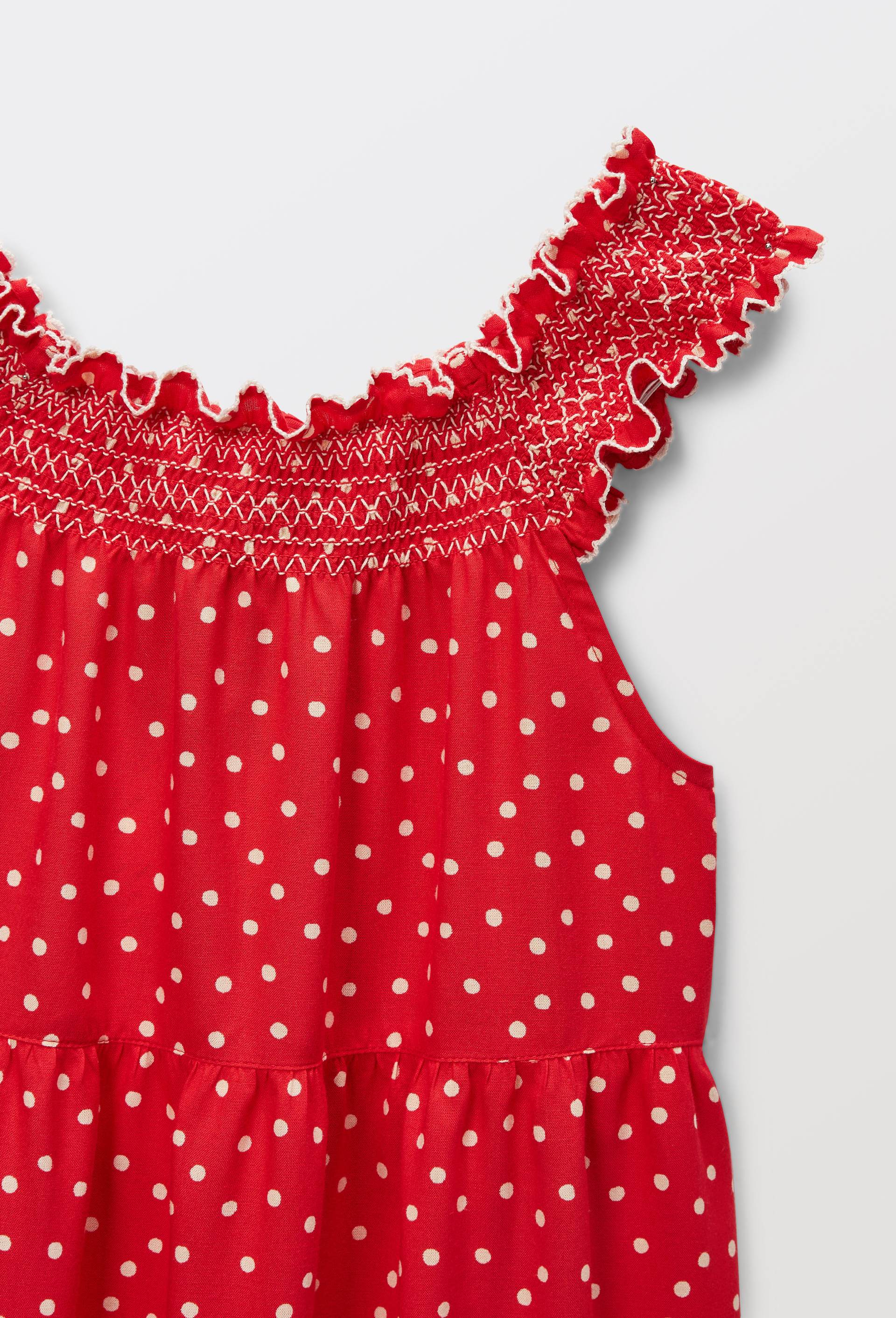 Robe &agrave; bretelles imprim&eacute;e en viscose, Rouge, large image number 3.0