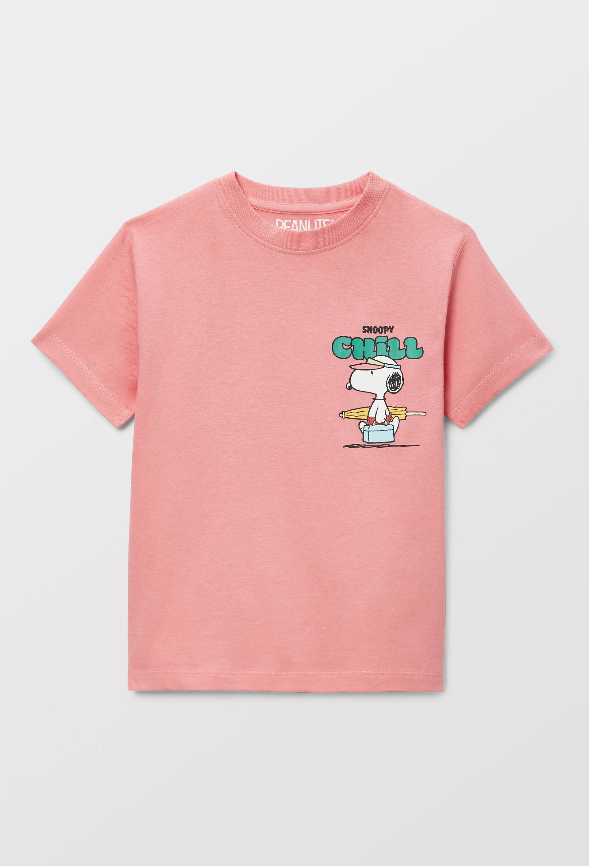 T-Shirt en coton imprim&eacute; Snoopy, Rose, large image number 2.0