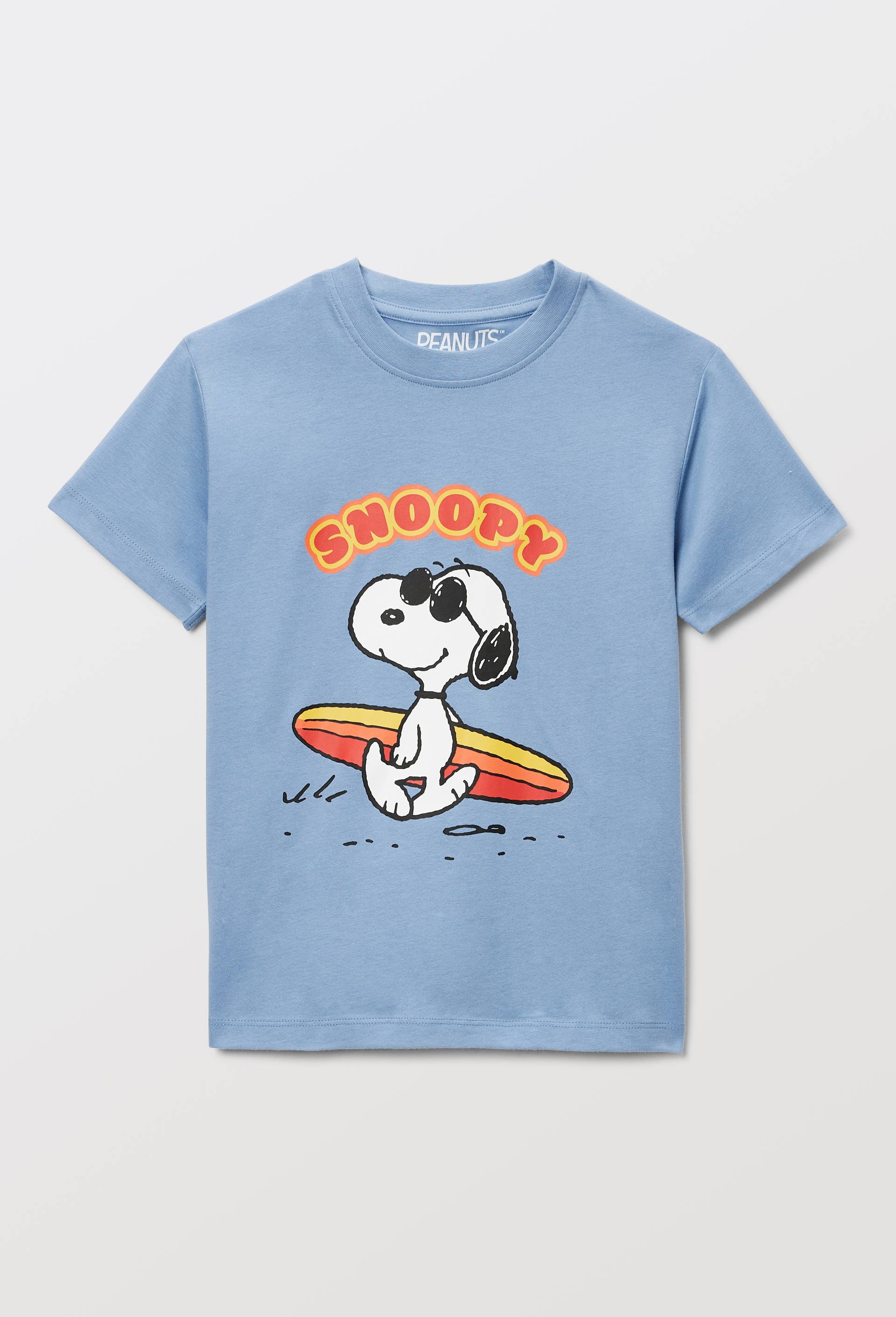 T-shirt en coton imprim&eacute; Snoopy, Bleu, large image number 2