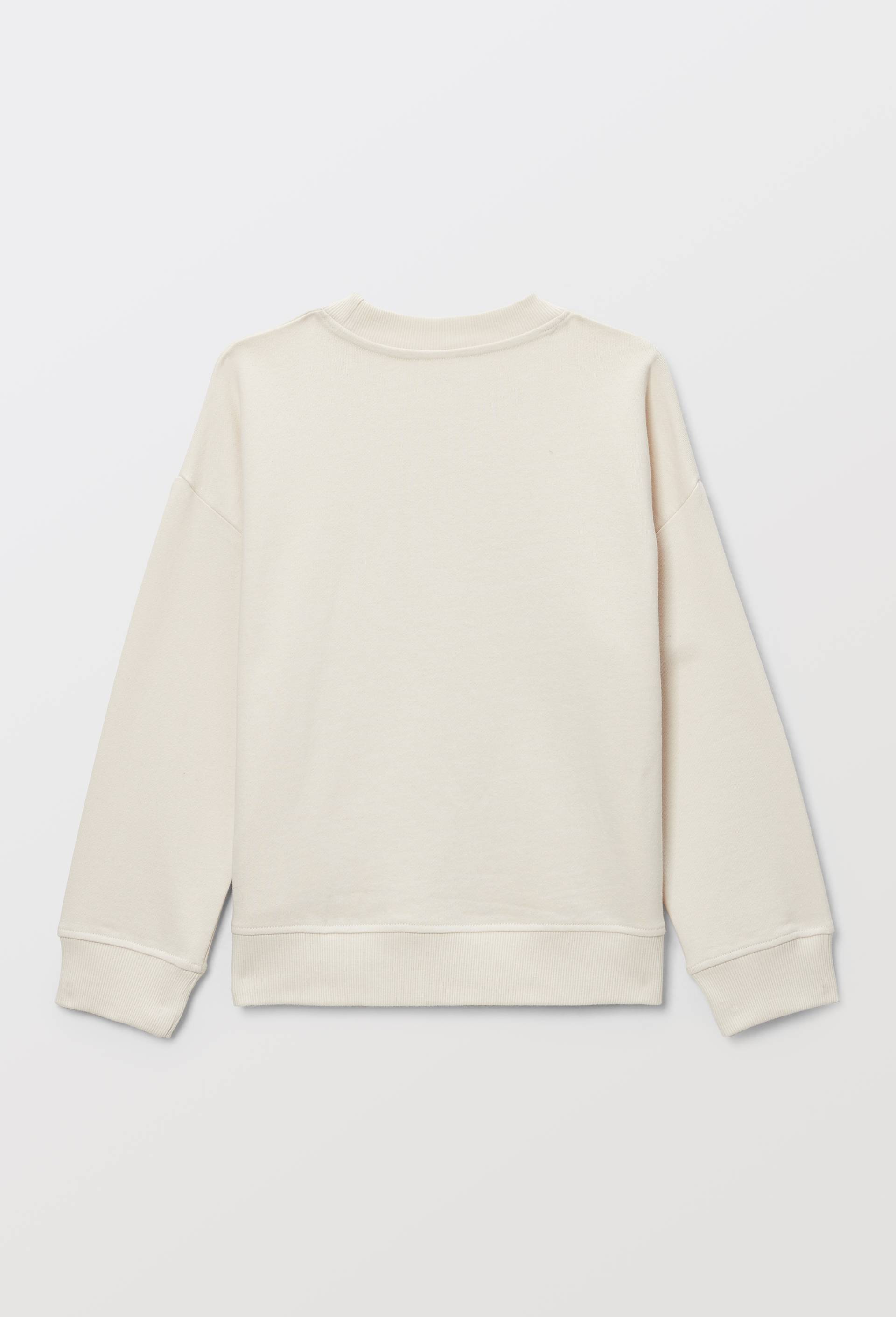 Sweatshirt imprim&eacute; SNOOPY en coton BIO GOTS, Ecru, large image number 3