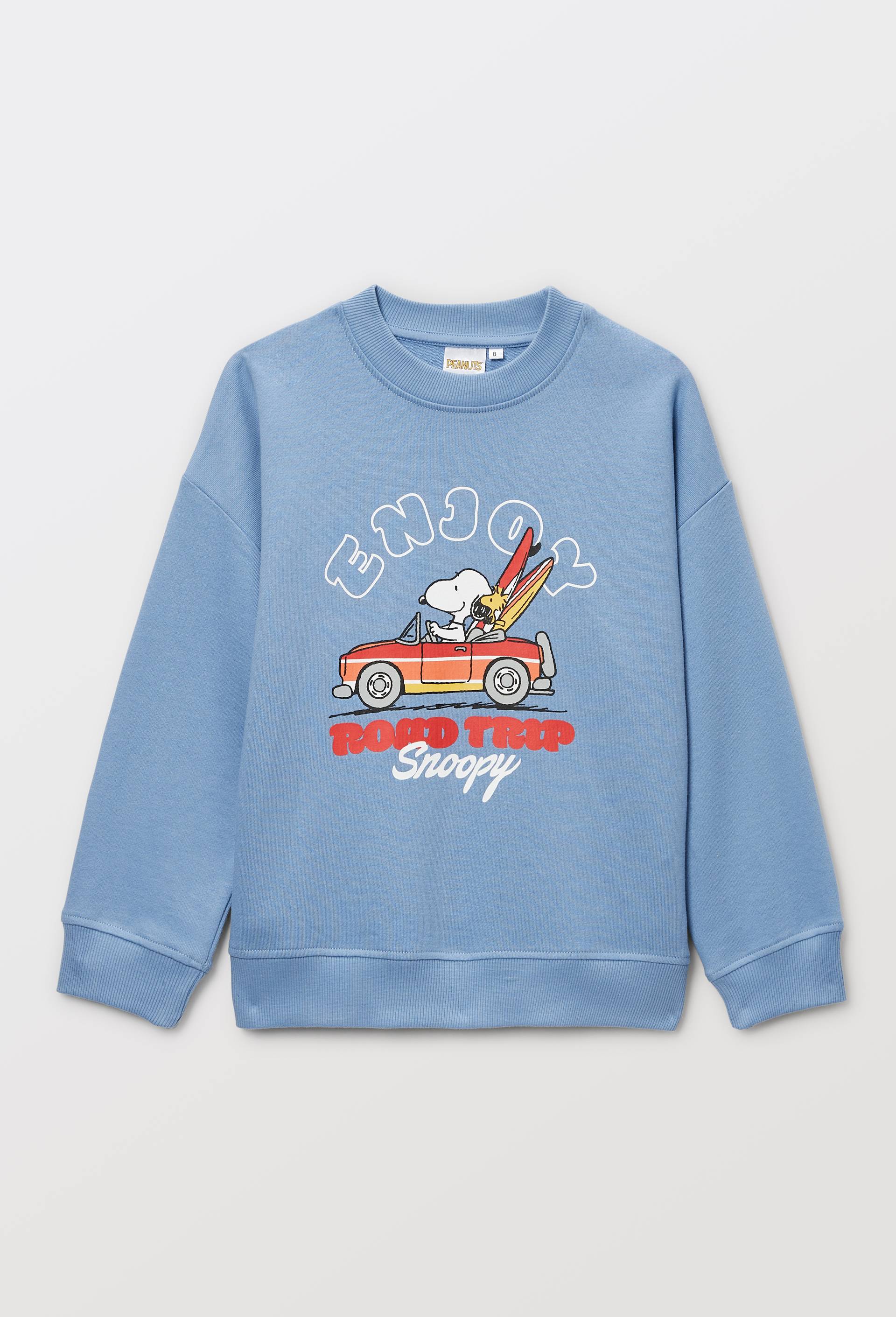 Sweatshirt en coton imprim&eacute; Snoopy, Bleu, large image number 2