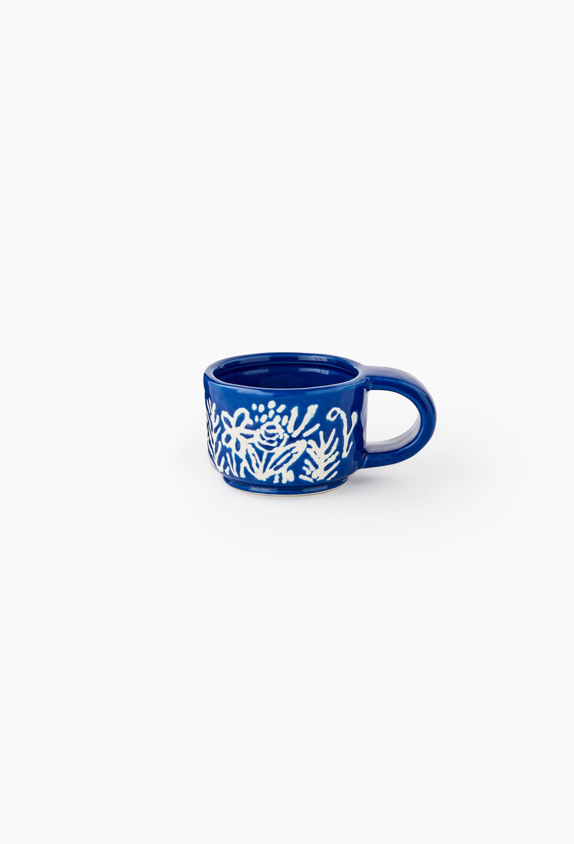Tasse, 6x8cm, en c&eacute;ramique - BD GRAFT x MONOPRIX, Bleu fonc&eacute;, large image number 0